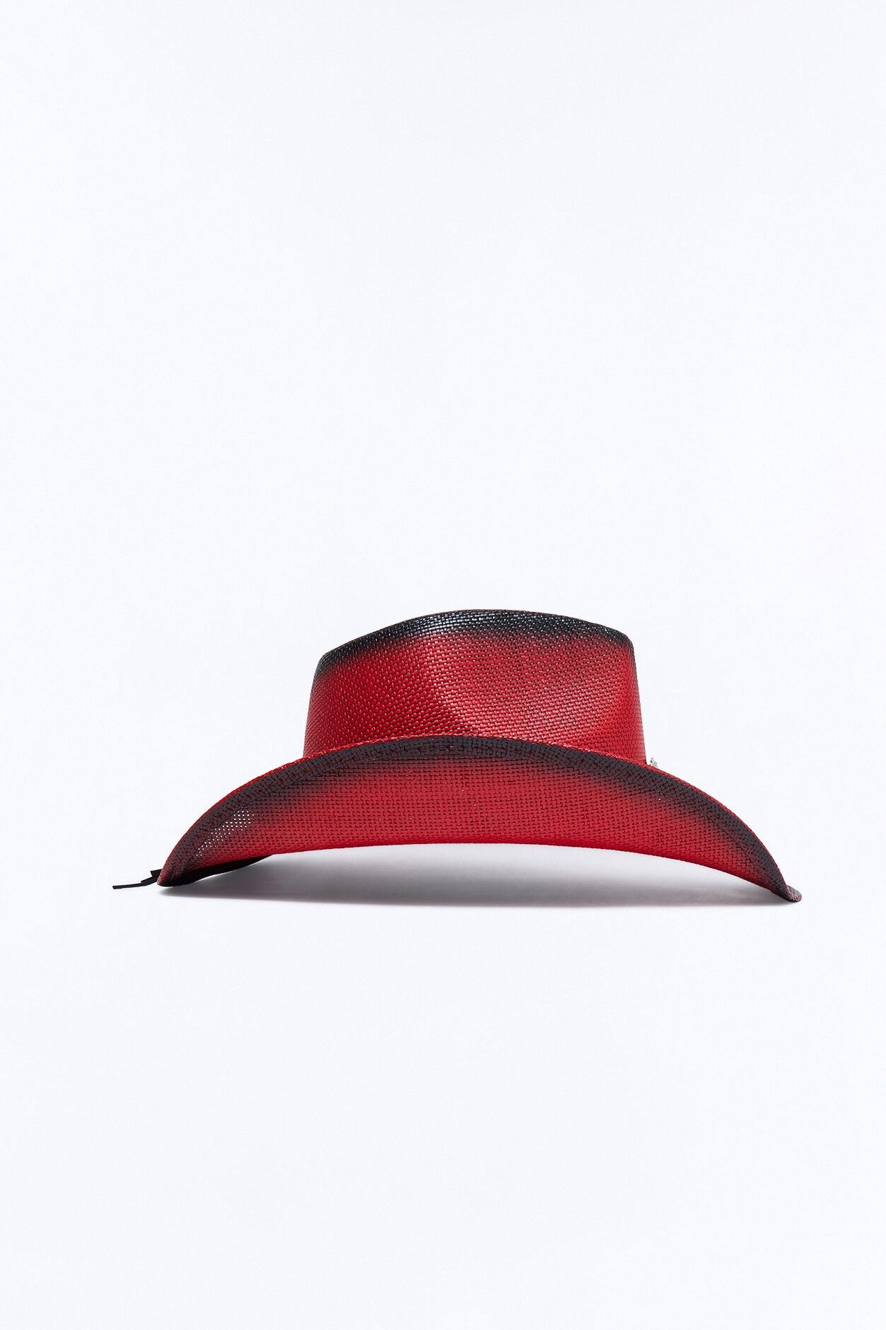 West And Vines Straw Cowboy Hat - Red/combo