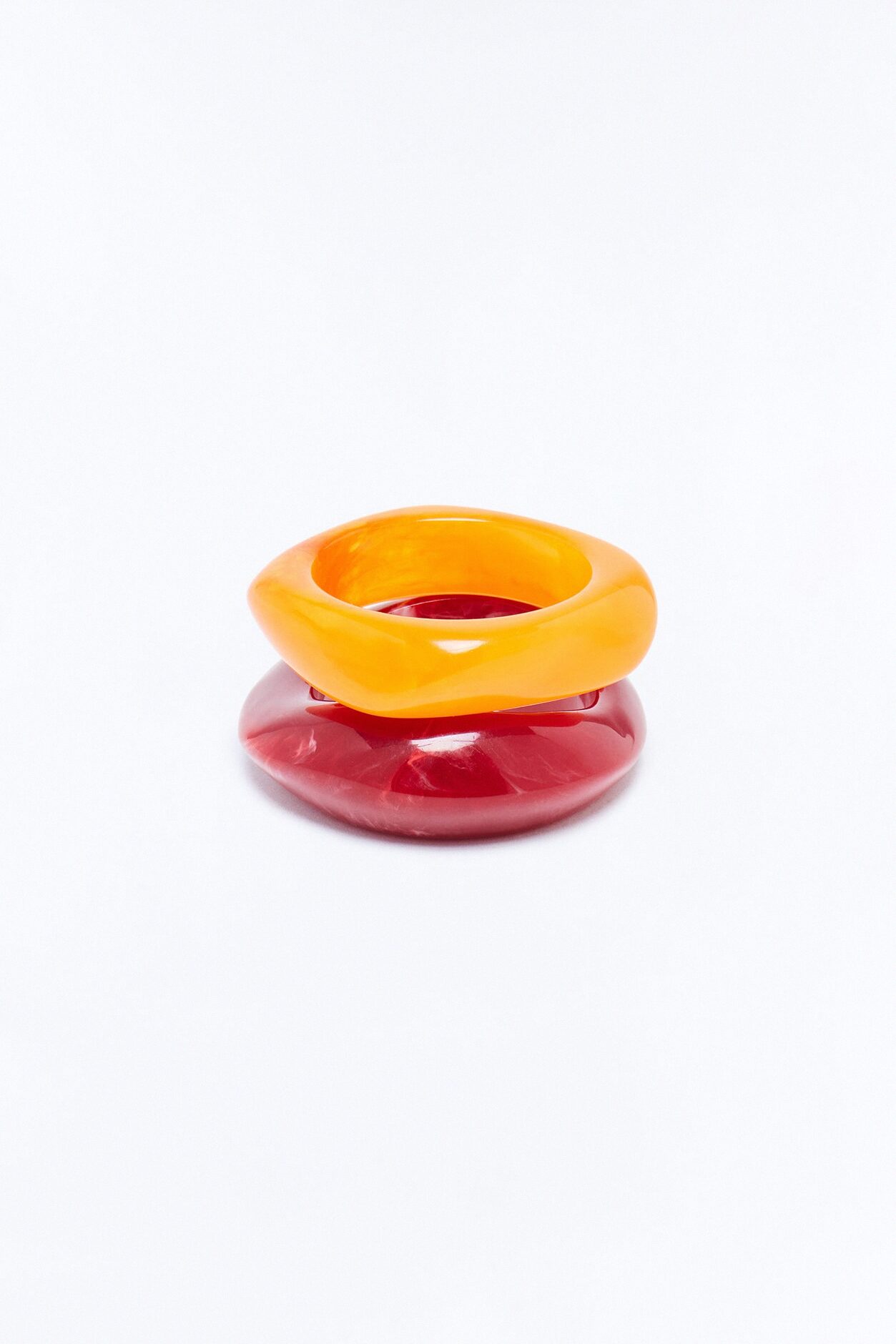 Sunshine Glow 2 Piece Bracelet Set - Red/combo