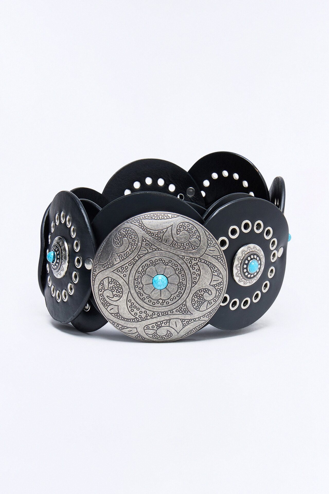 Iris Boho Belt - Black/combo
