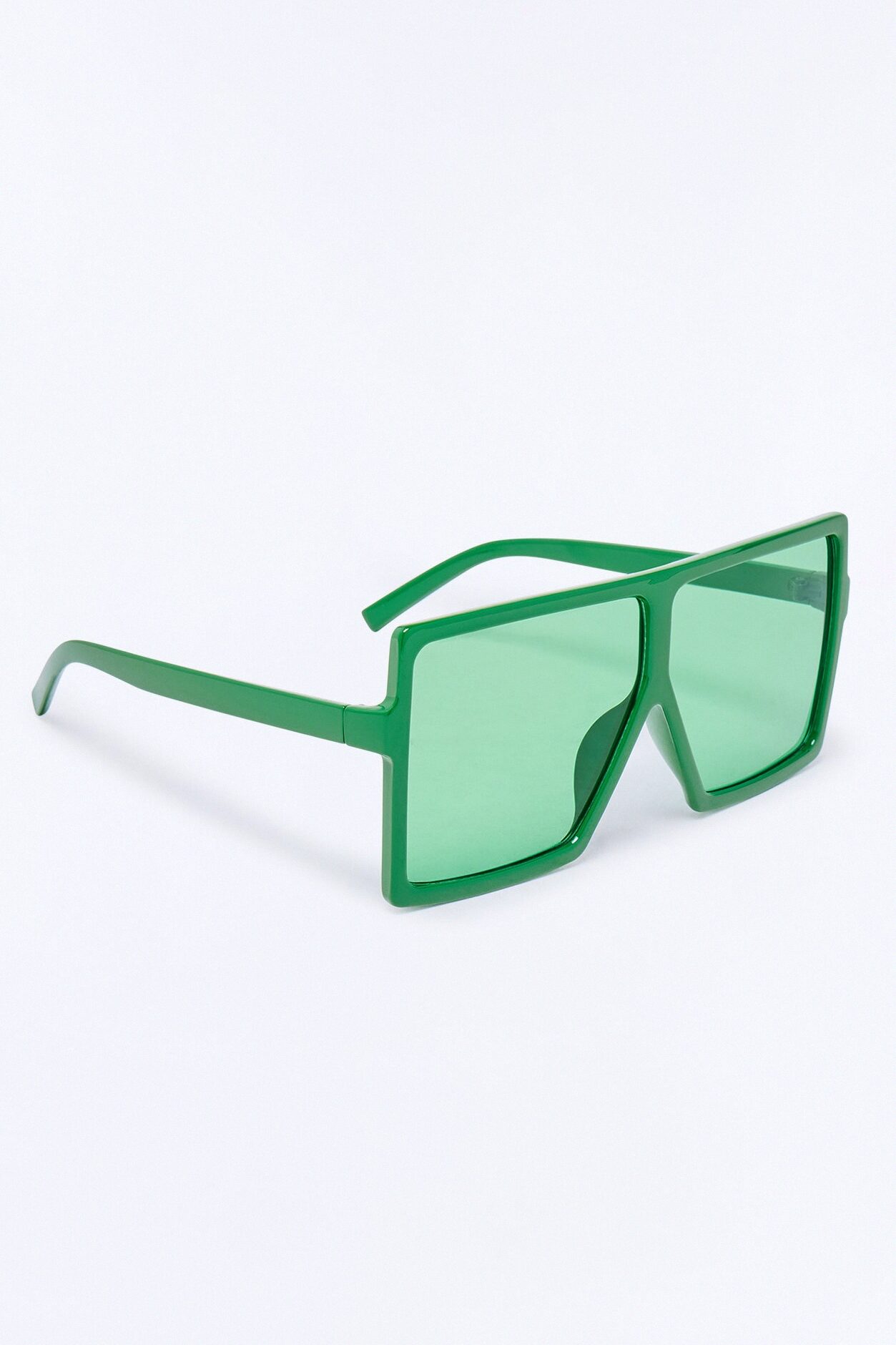 Be There Or Be Square Sunglasses - Green