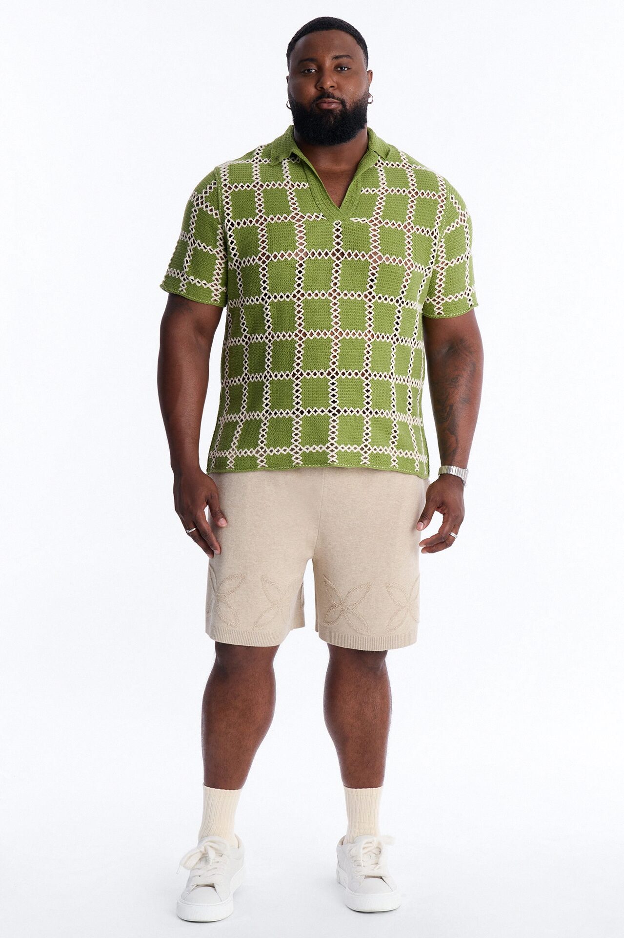 Open Field Crochet Johnny Polo - Olive