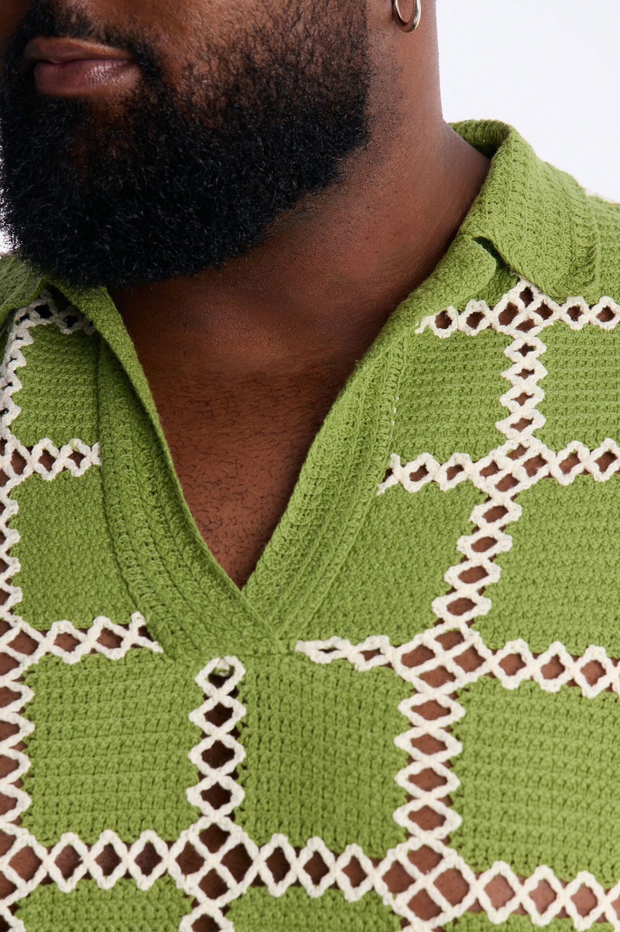 Open Field Crochet Johnny Polo - Olive