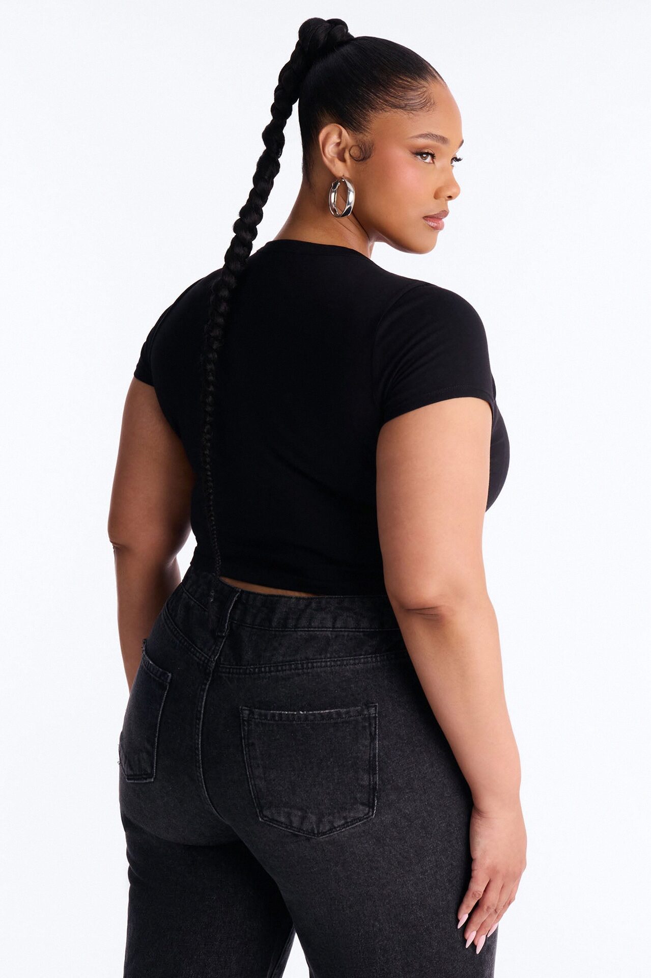 Ambitchous Baby Tee - Black