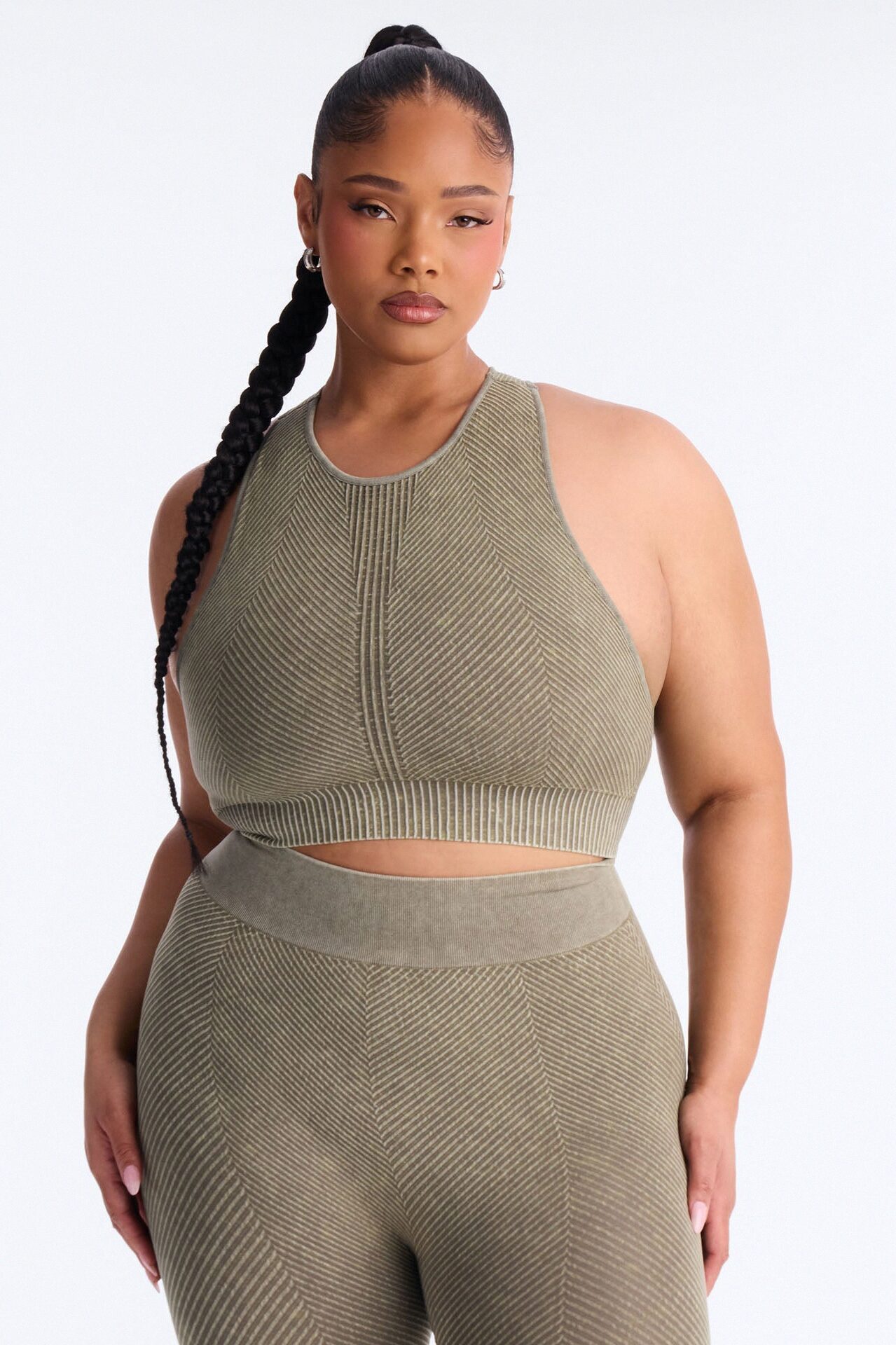 High Function Seamless Legging Set - Olive