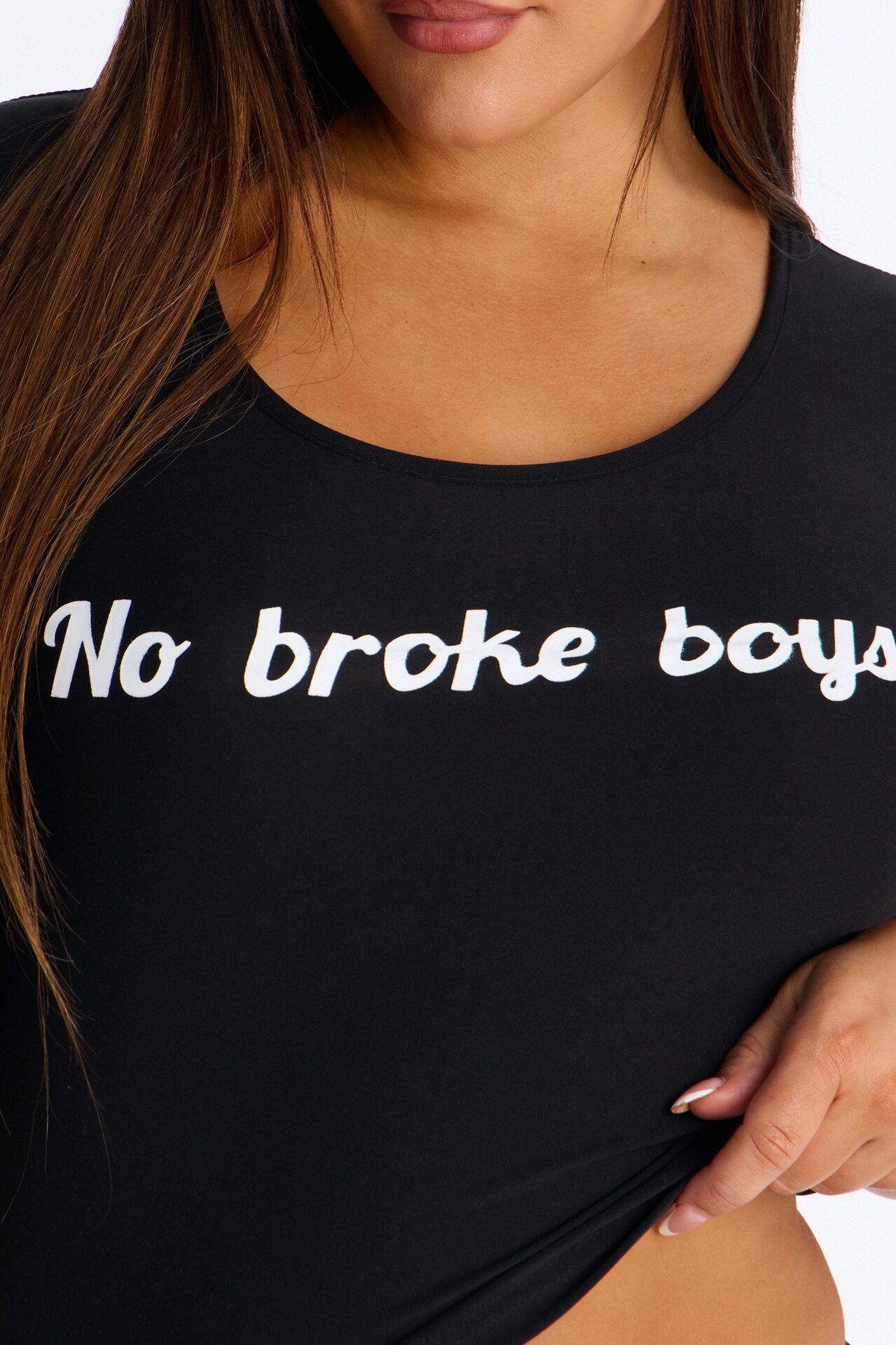 No Broke Boys PJ Short Set - Black