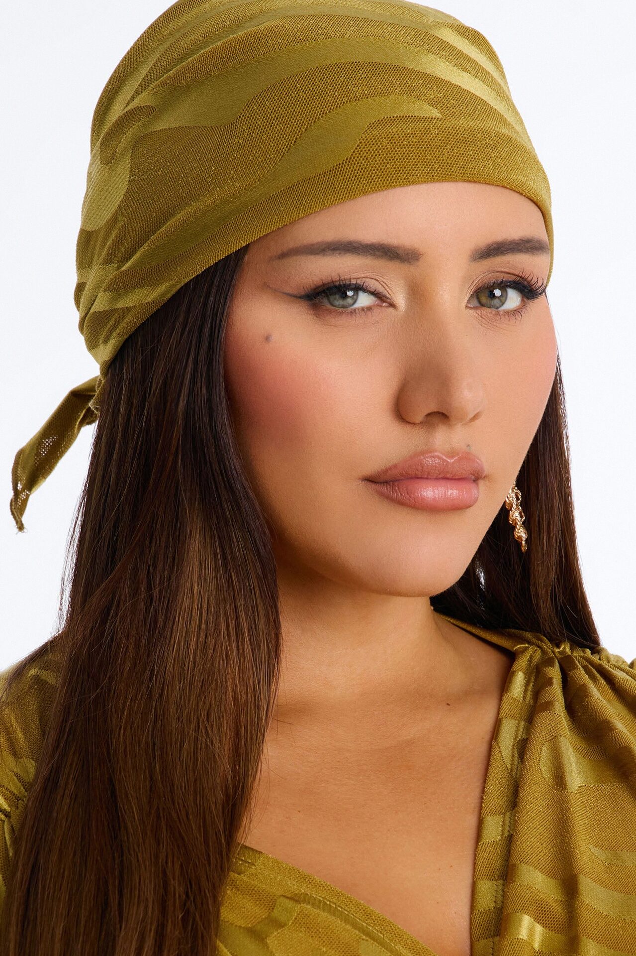 LIANA MESH 4 PIECE SKIRT SET - Chartreuse