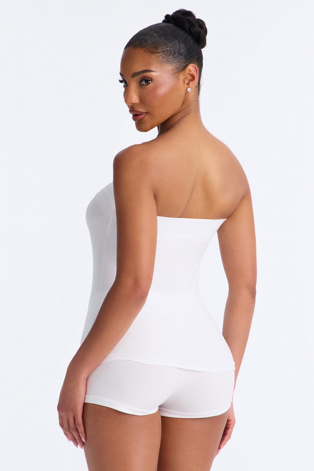 Let's Bach Bride PJ Tank & Short Set - White/Pink