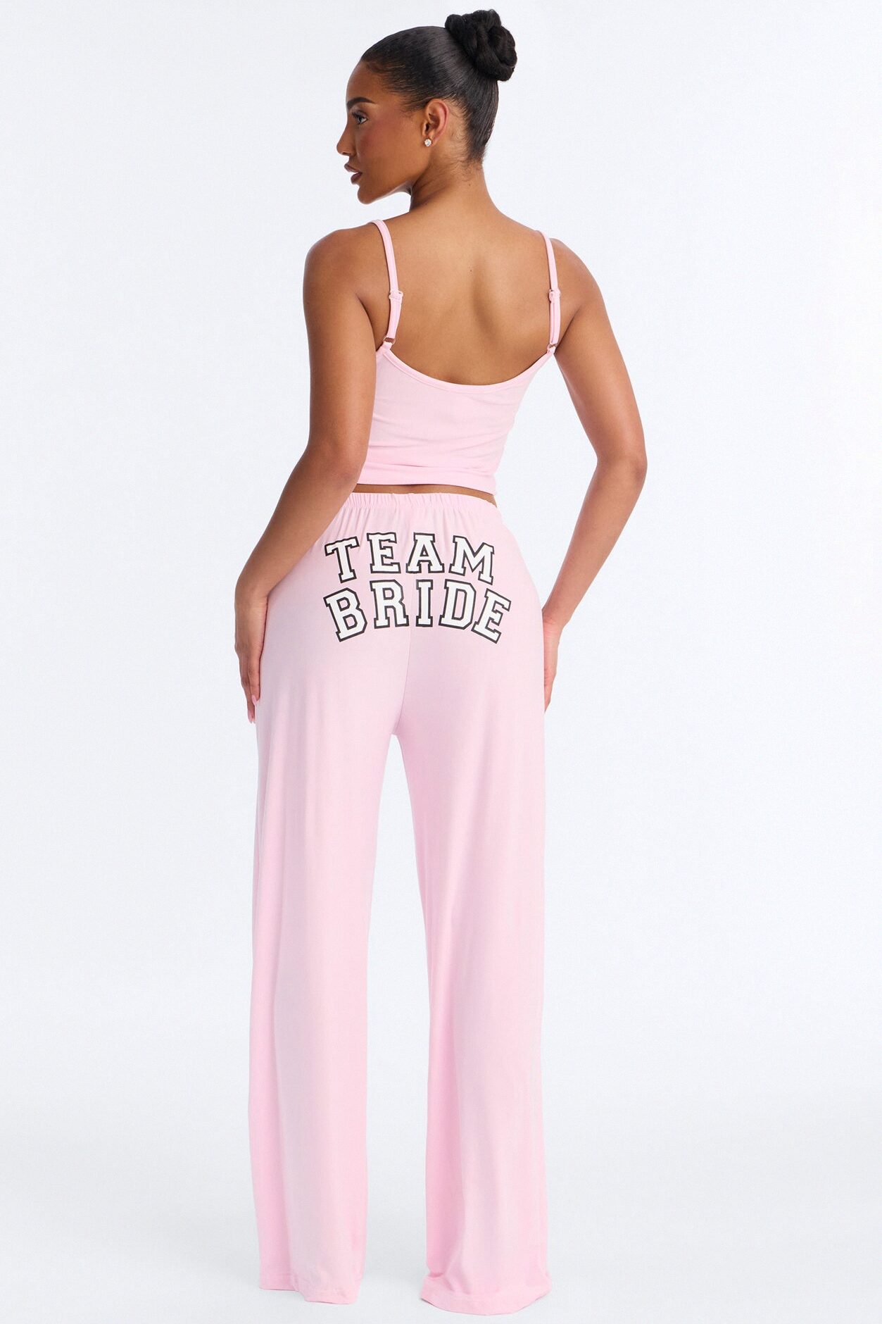 Team Bride Boarding PJ Set - Pink