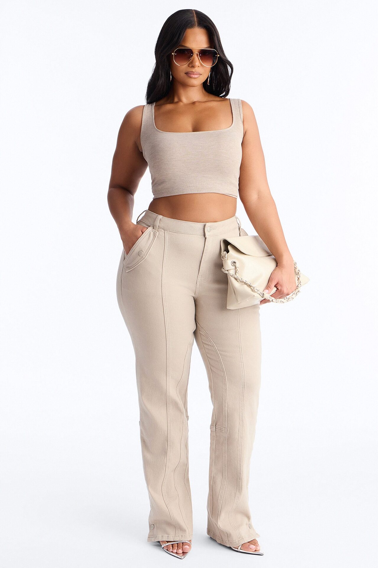 Chasin' You Mineral Wash Pant - Grey
