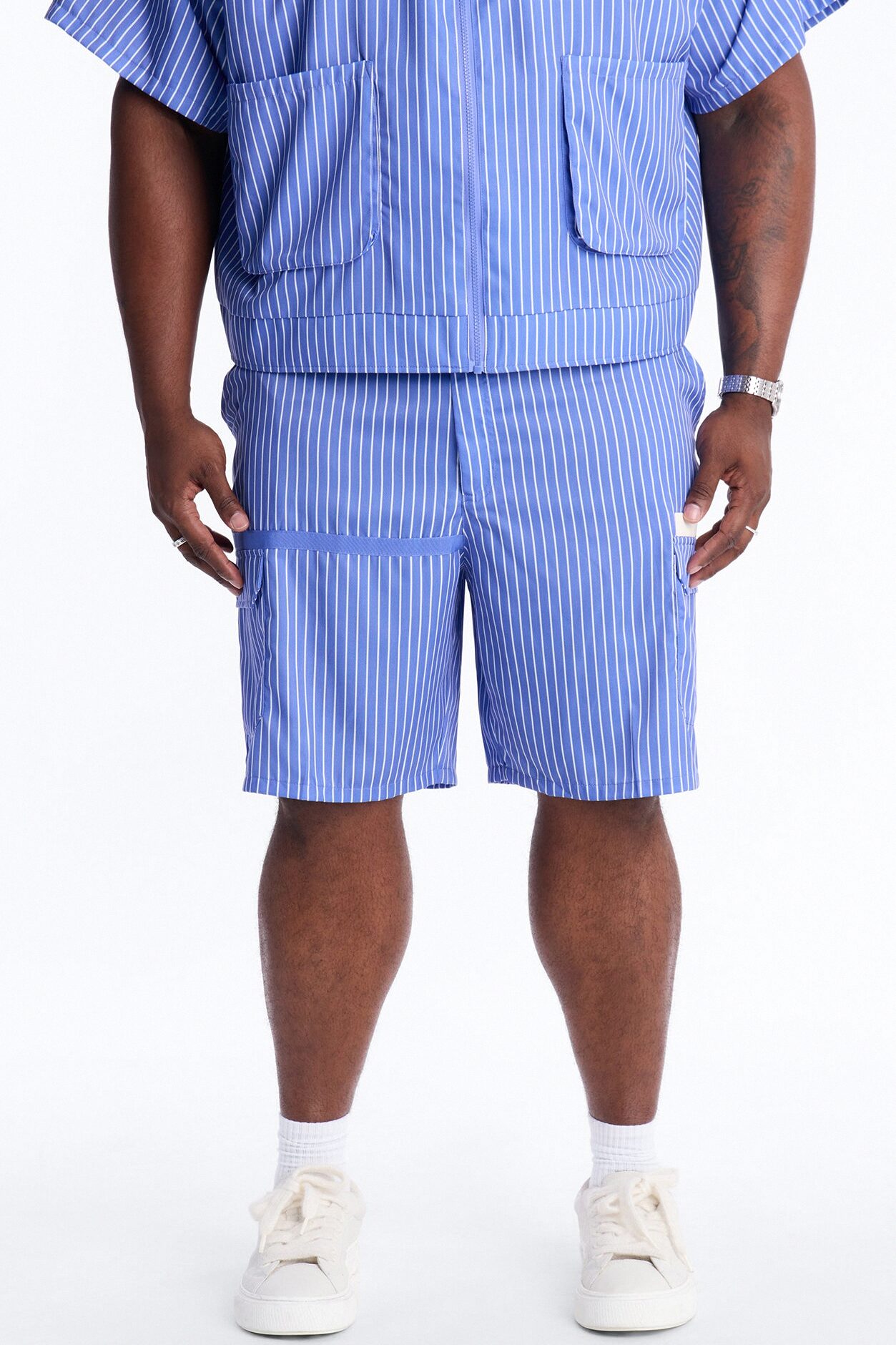 Relaxed Desert Dunes Cargo Short - Blue