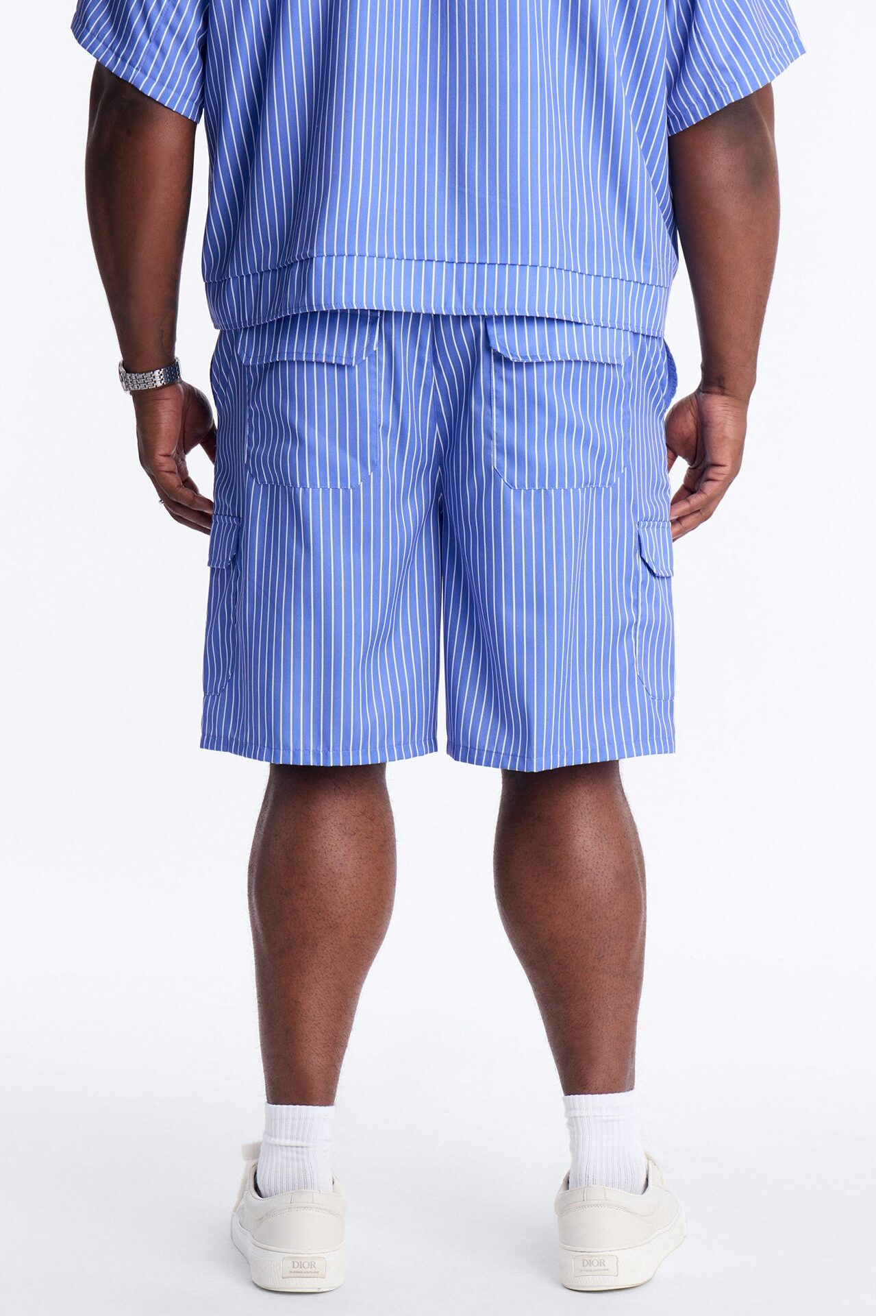 Relaxed Desert Dunes Cargo Short - Blue