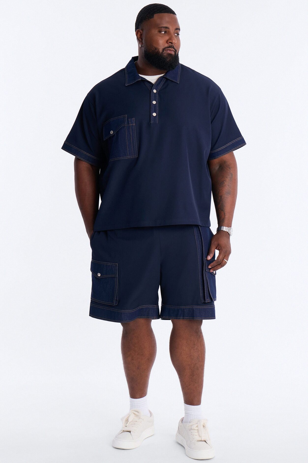 Blueprint Utility Polo - Indigo