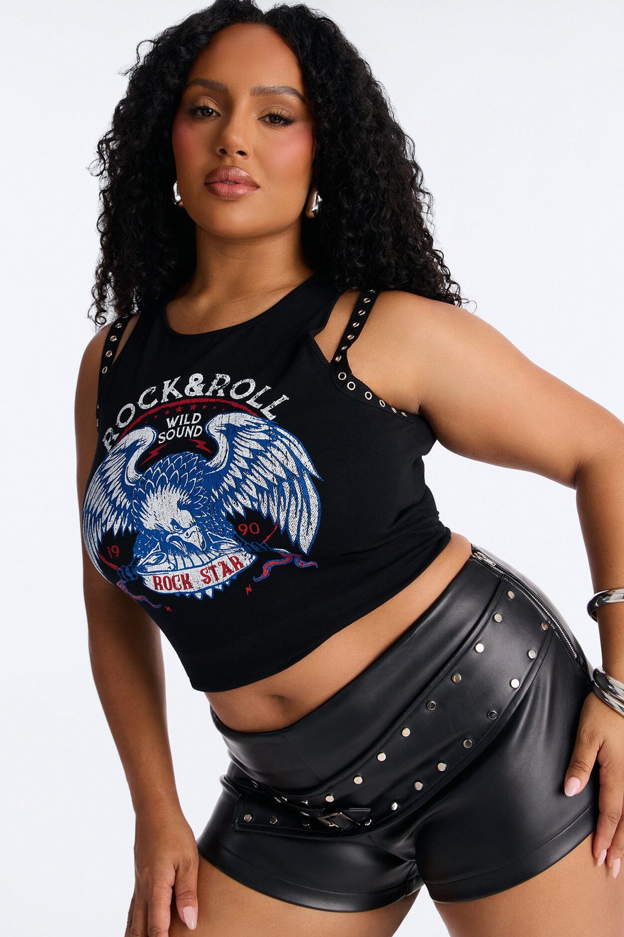 Rock Star Tank Top - Black