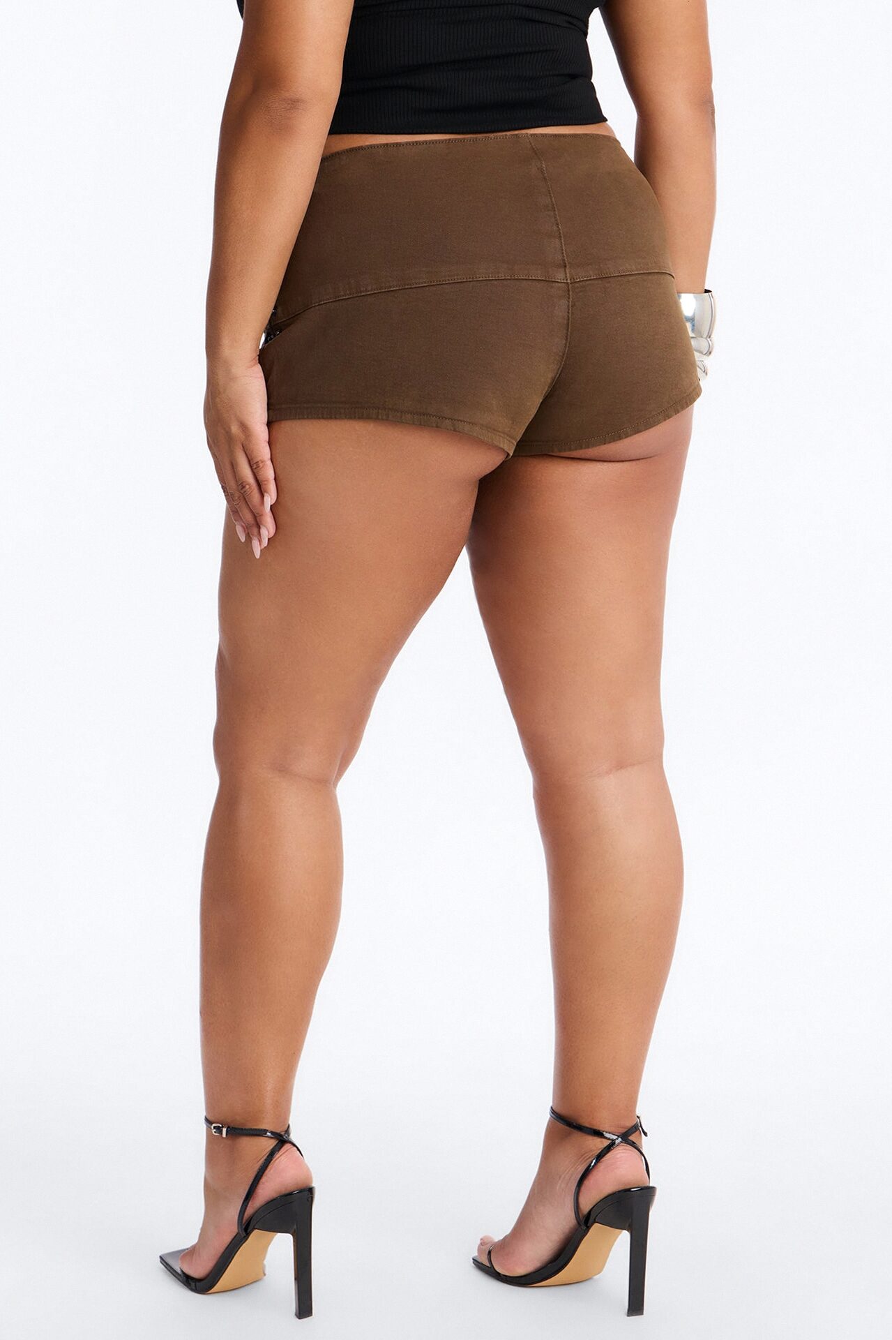 Libby No Waistband Low Rise Micro Short - Olive