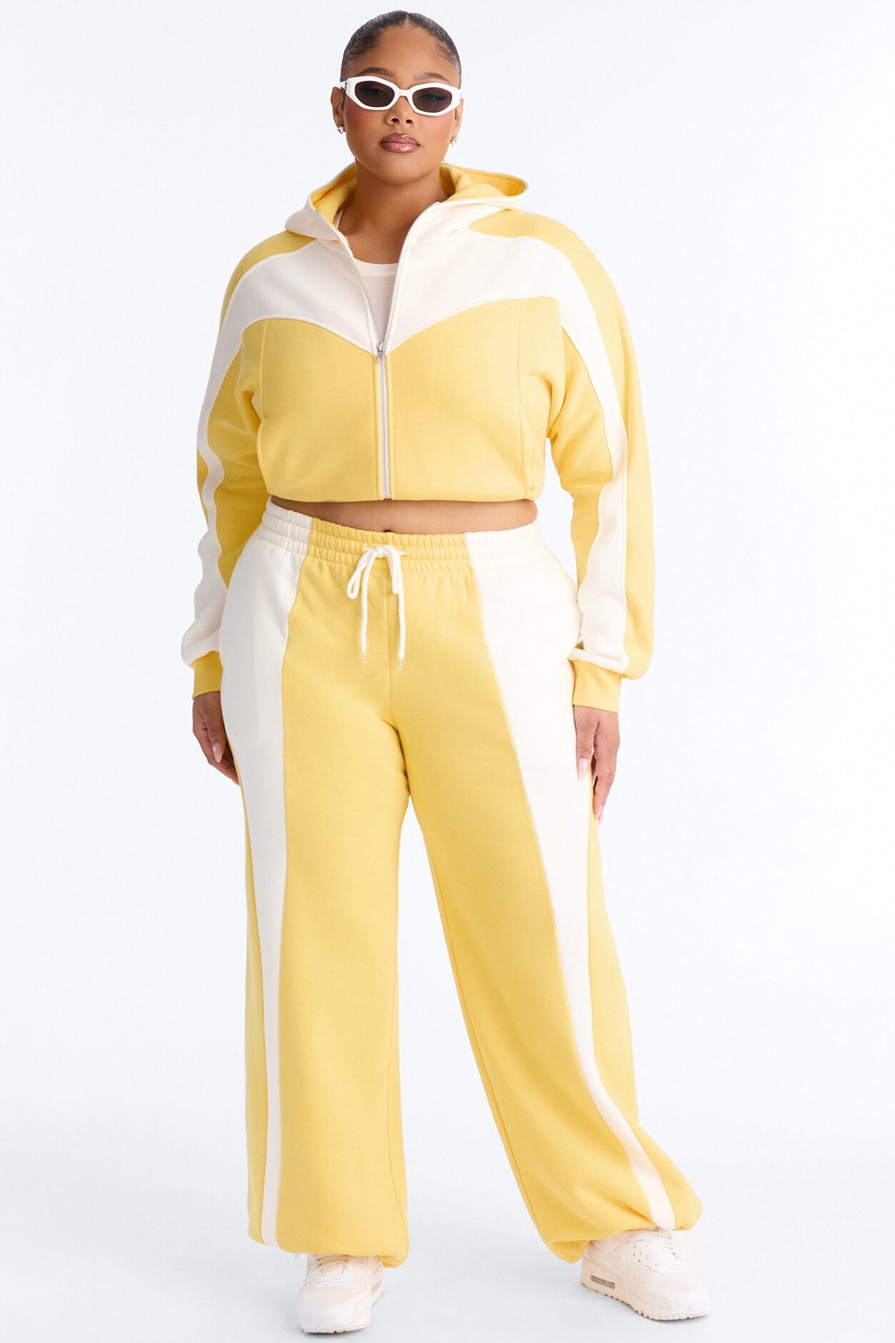 Comfort Coded Fleece Lounge Pant - Yellow