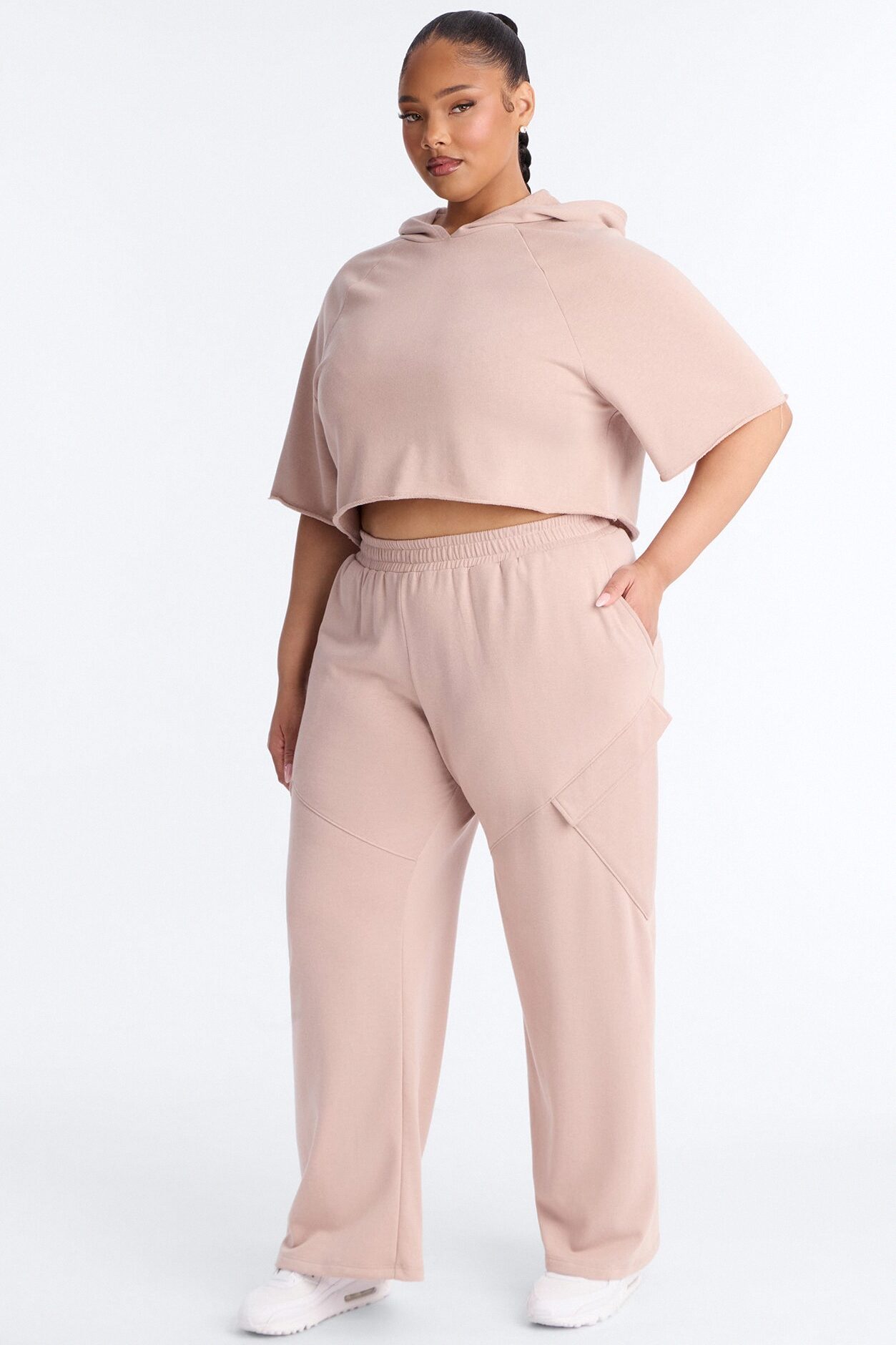Easy Days French Terry Lounge Pant - Taupe