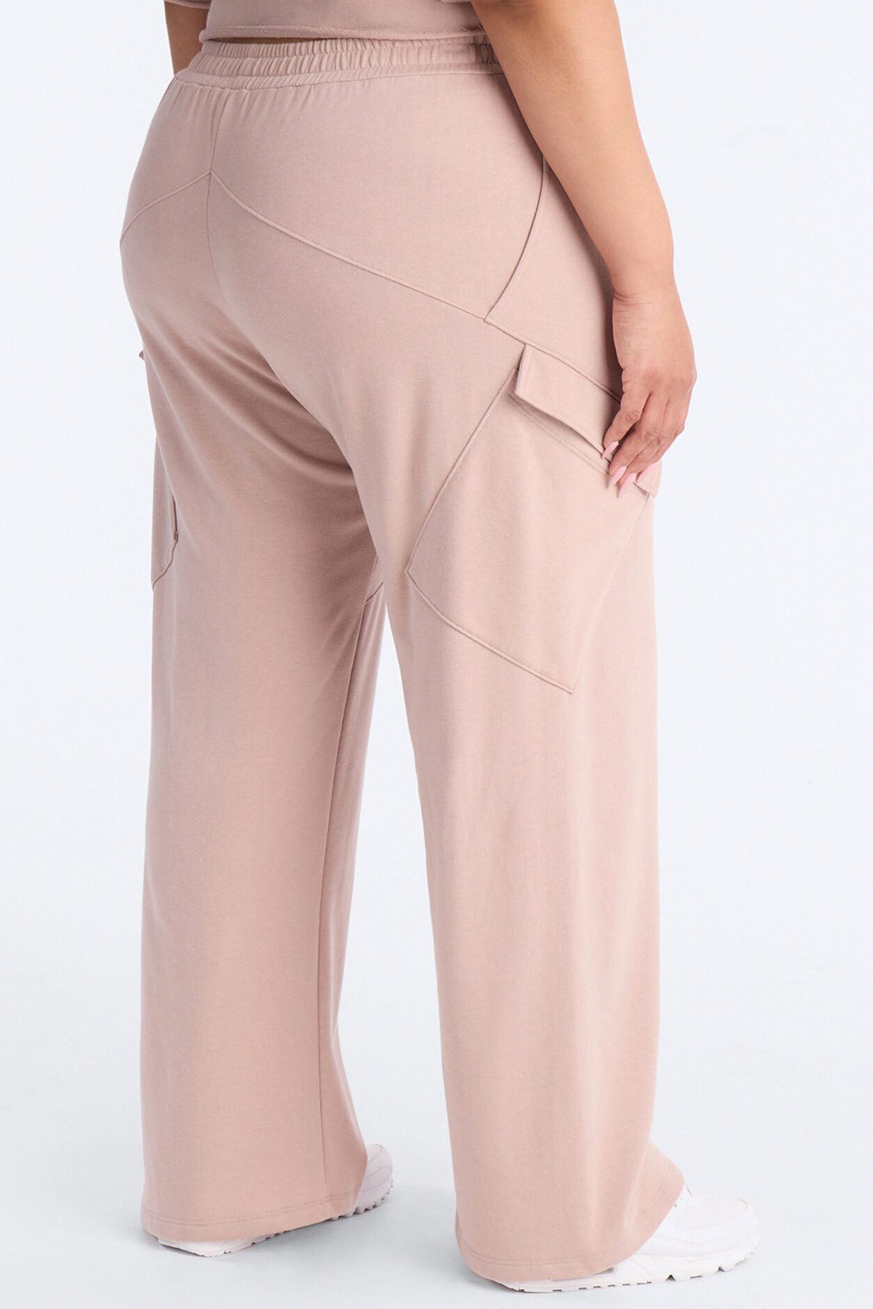 Easy Days French Terry Lounge Pant - Taupe