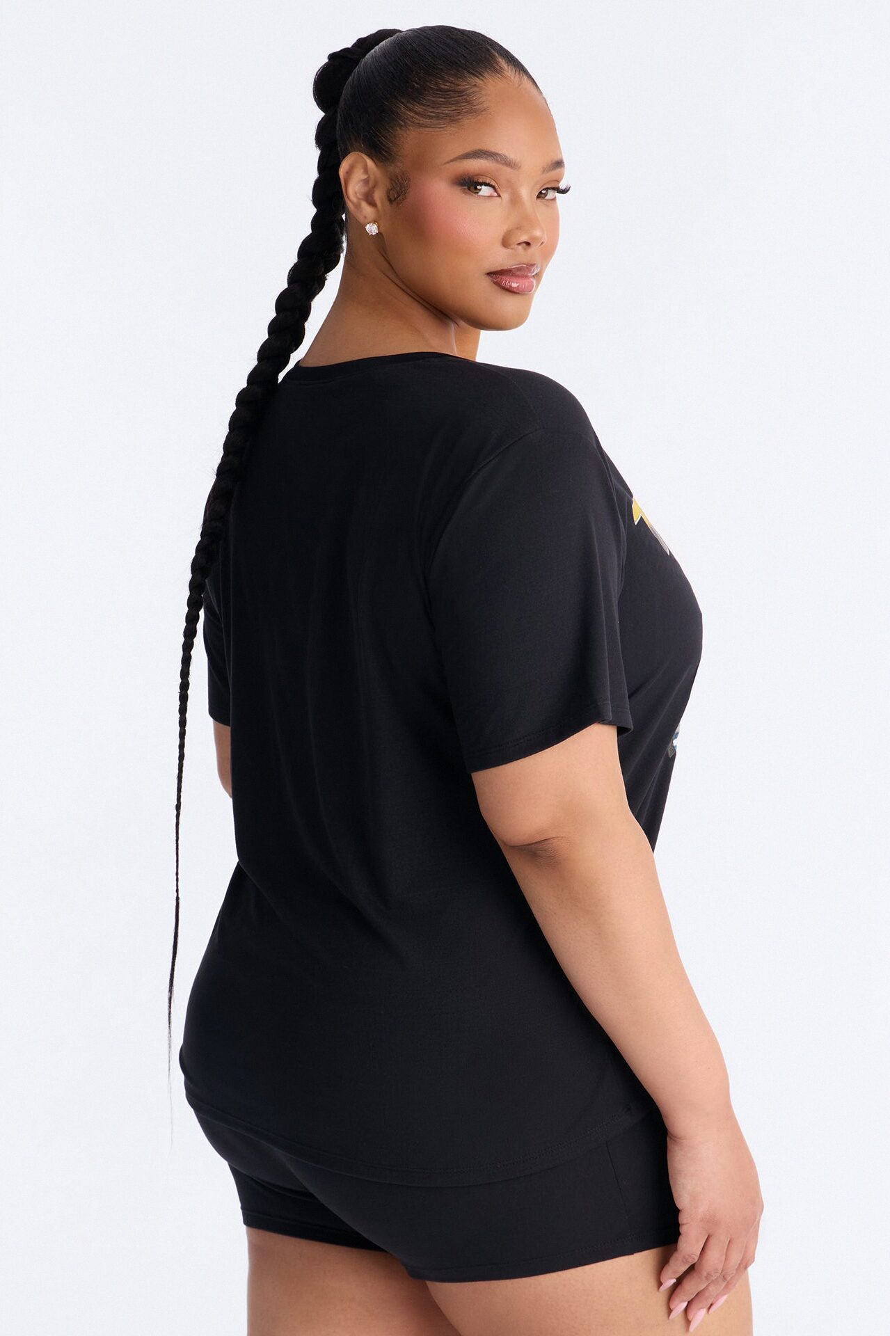 Tupac Me Against The World PJ Short Set - Black/combo