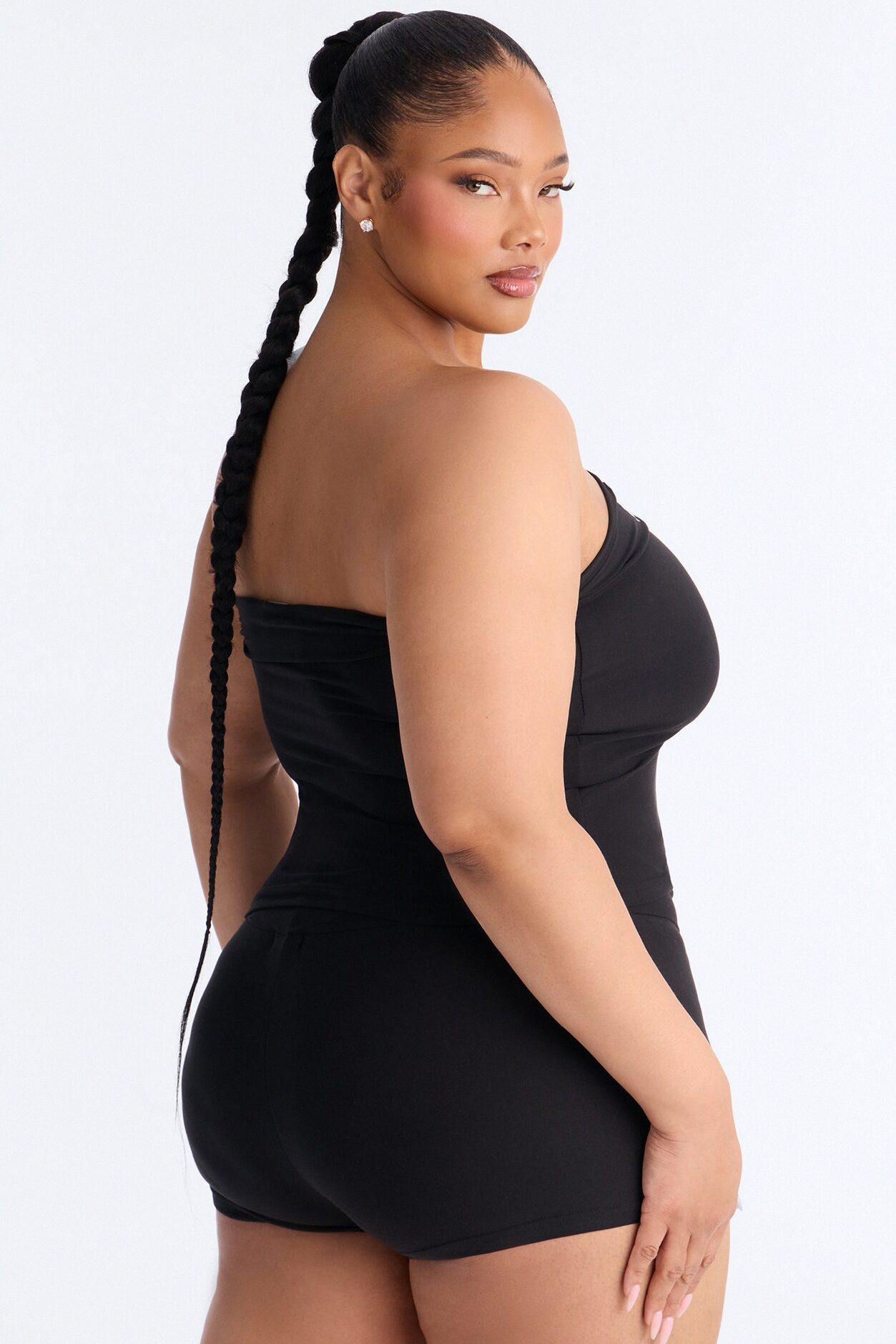 Let's Bach Bride PJ Tank & Short Set - Black/White