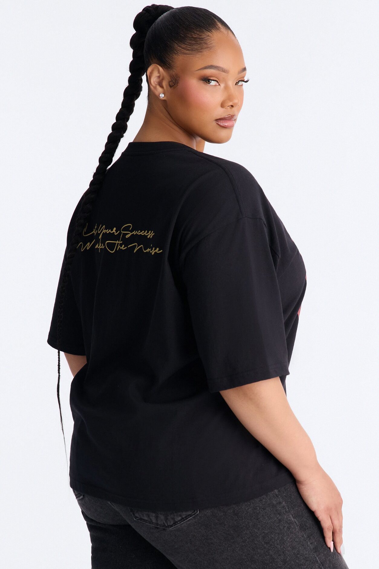 Hustle In Silence Tee - Black