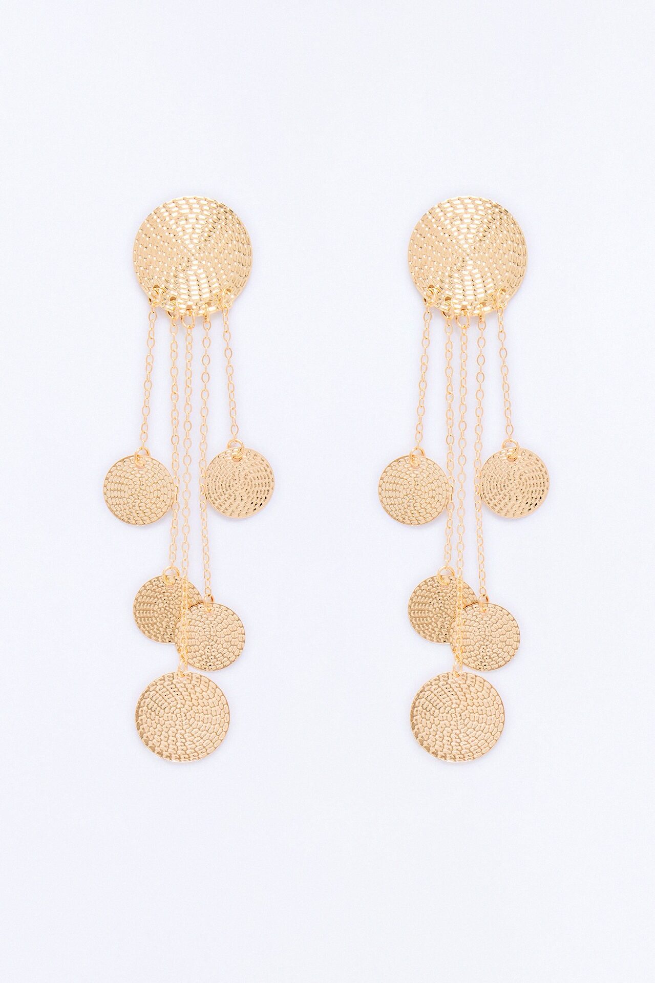 Holding On Drop Earrings - Gold