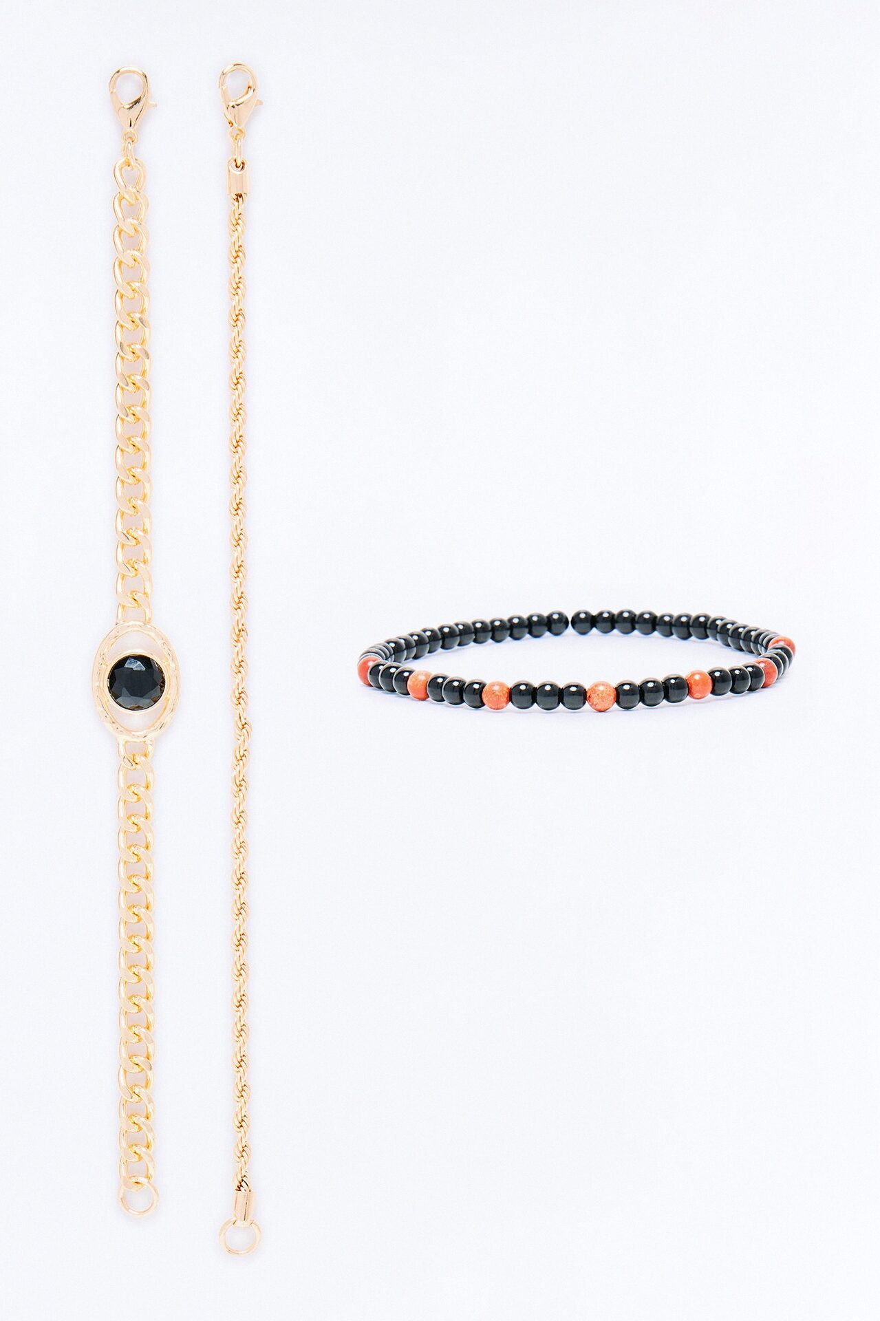 Midas Eclipse Bracelet Set - Gold/Black