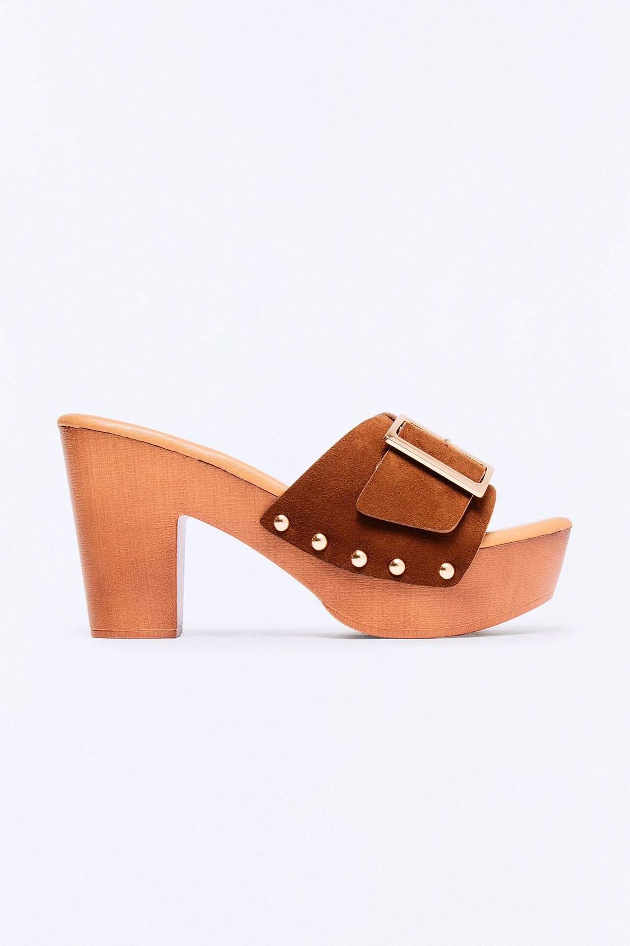 Lillian Platform Mules - Brown