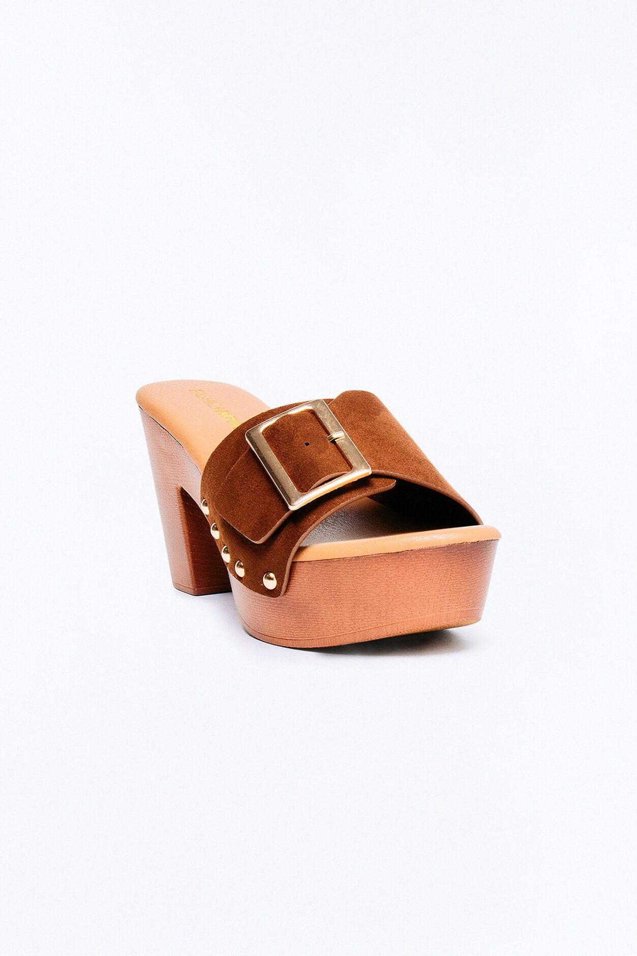 Lillian Platform Mules - Brown