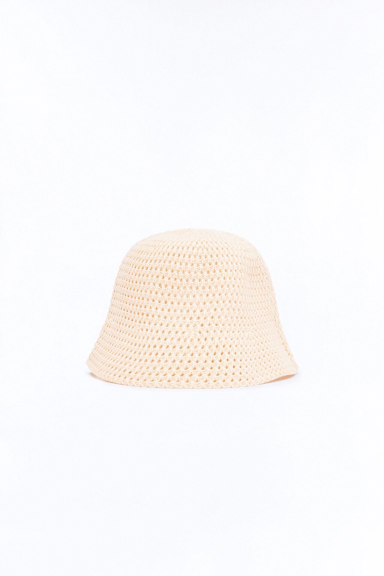 Escape With Me Crochet Bucket Hat - Ivory