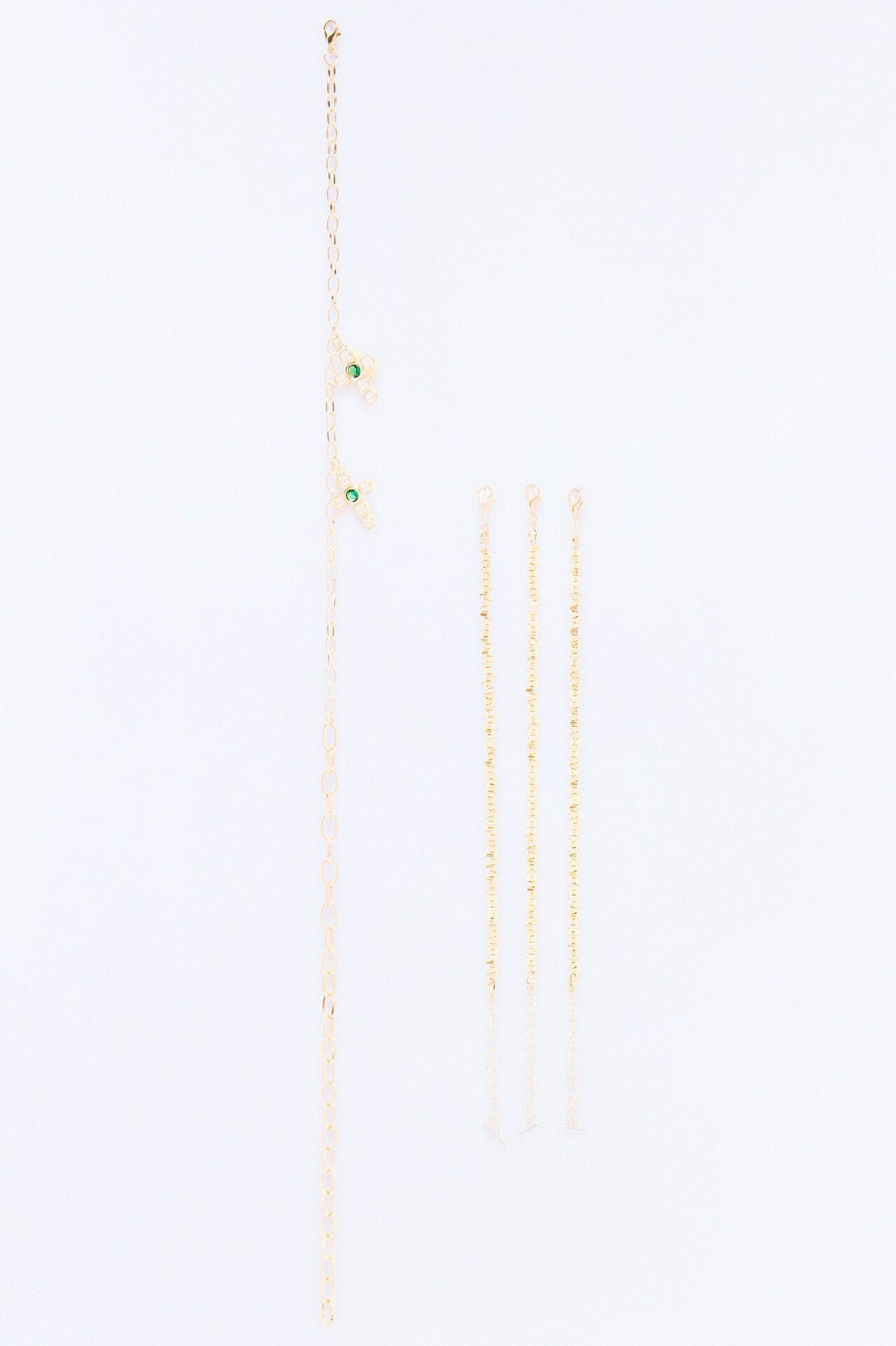 Devoted And Devine 4 Piece Anklet Set - Gold