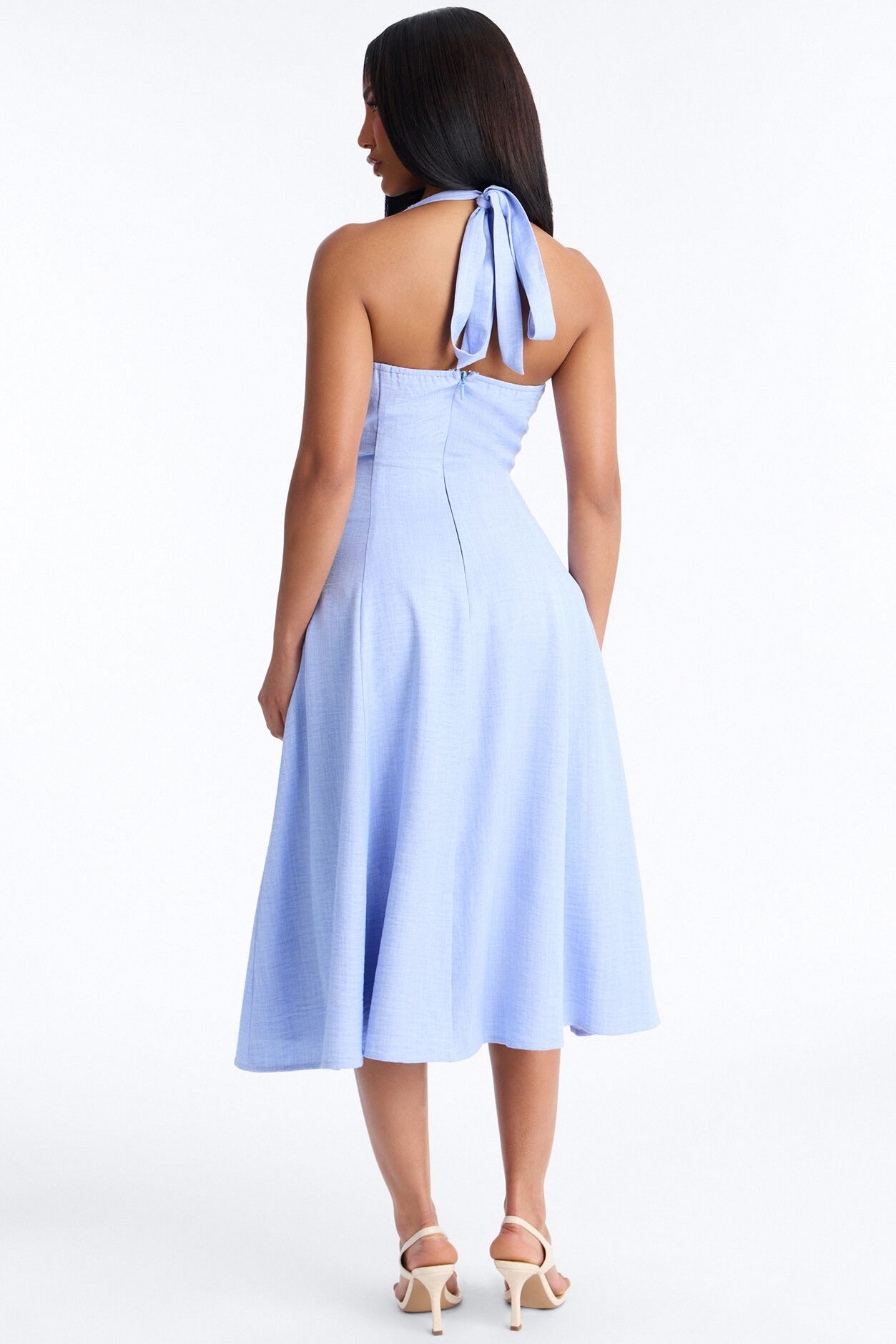 Christine Halter Midi Dress - Blue