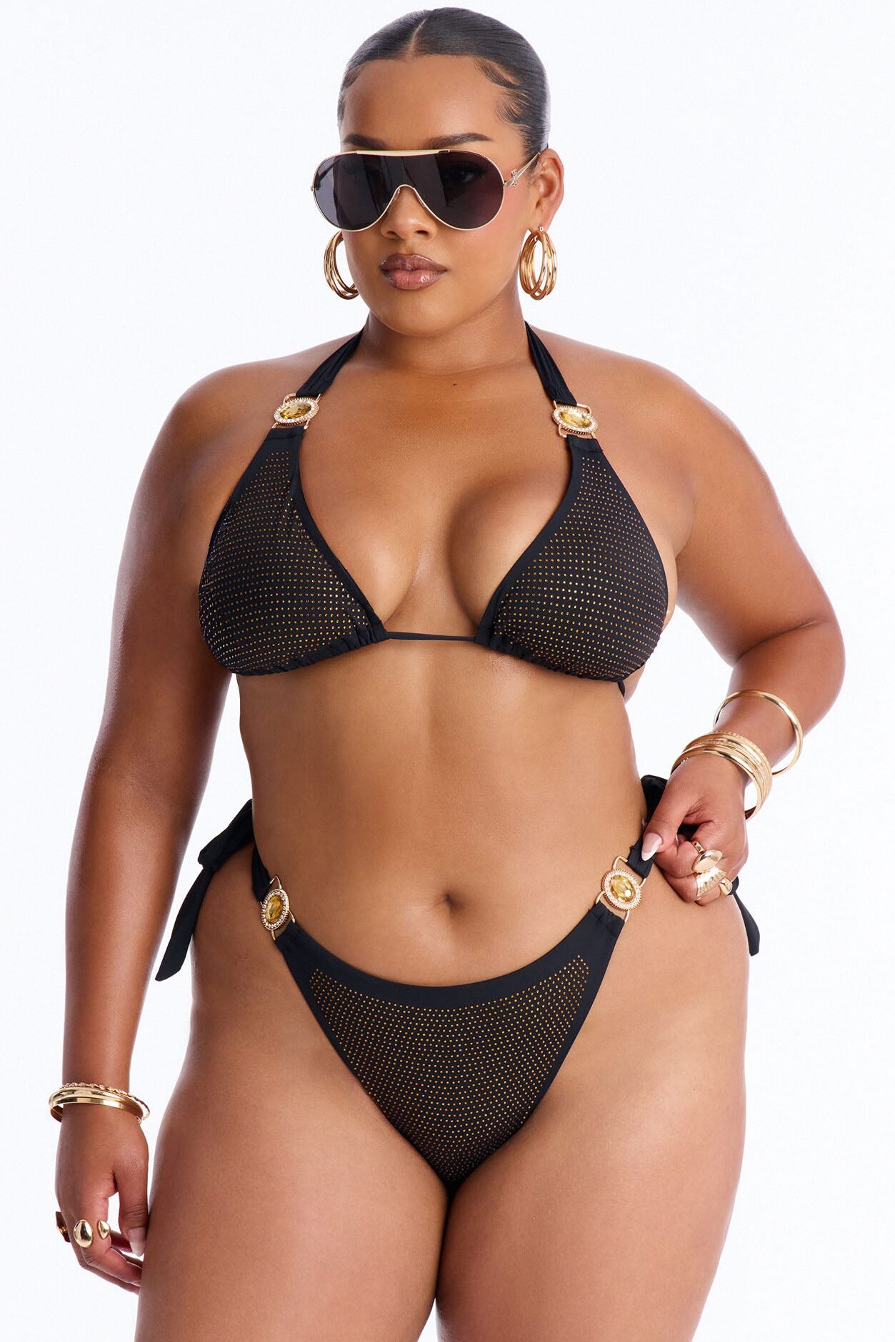 Shore Luck Hardware 2 Piece Bikini - Black