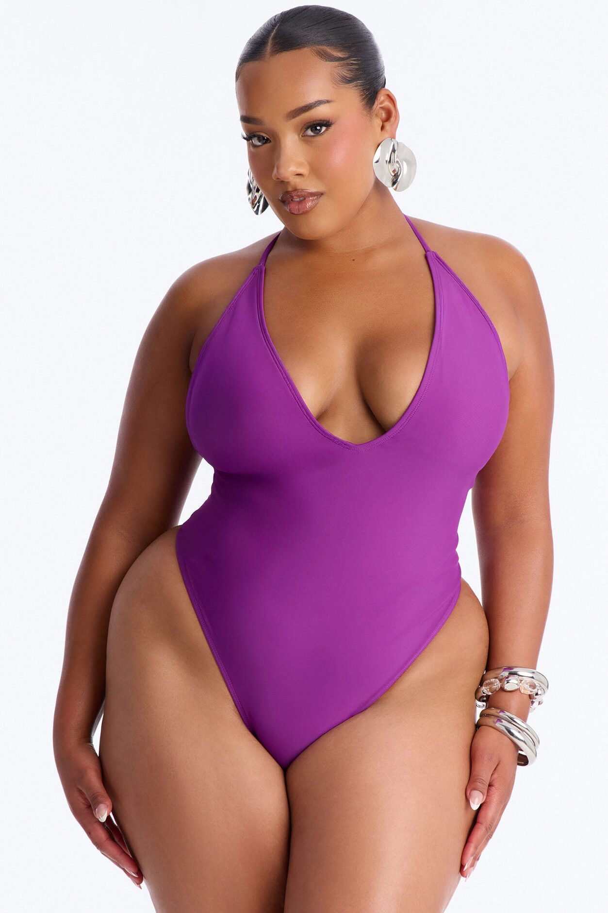 One And Only 1 Piece Swimsuit - Purple