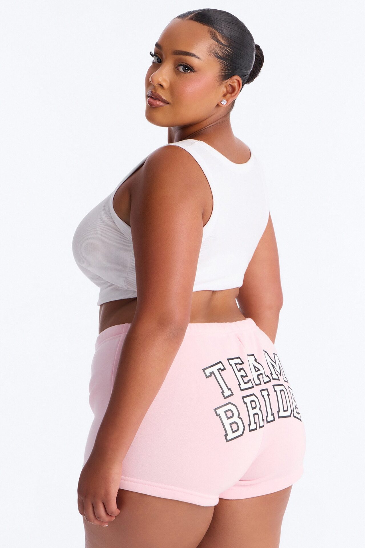 Team Bride Sweatshort - Pink/combo