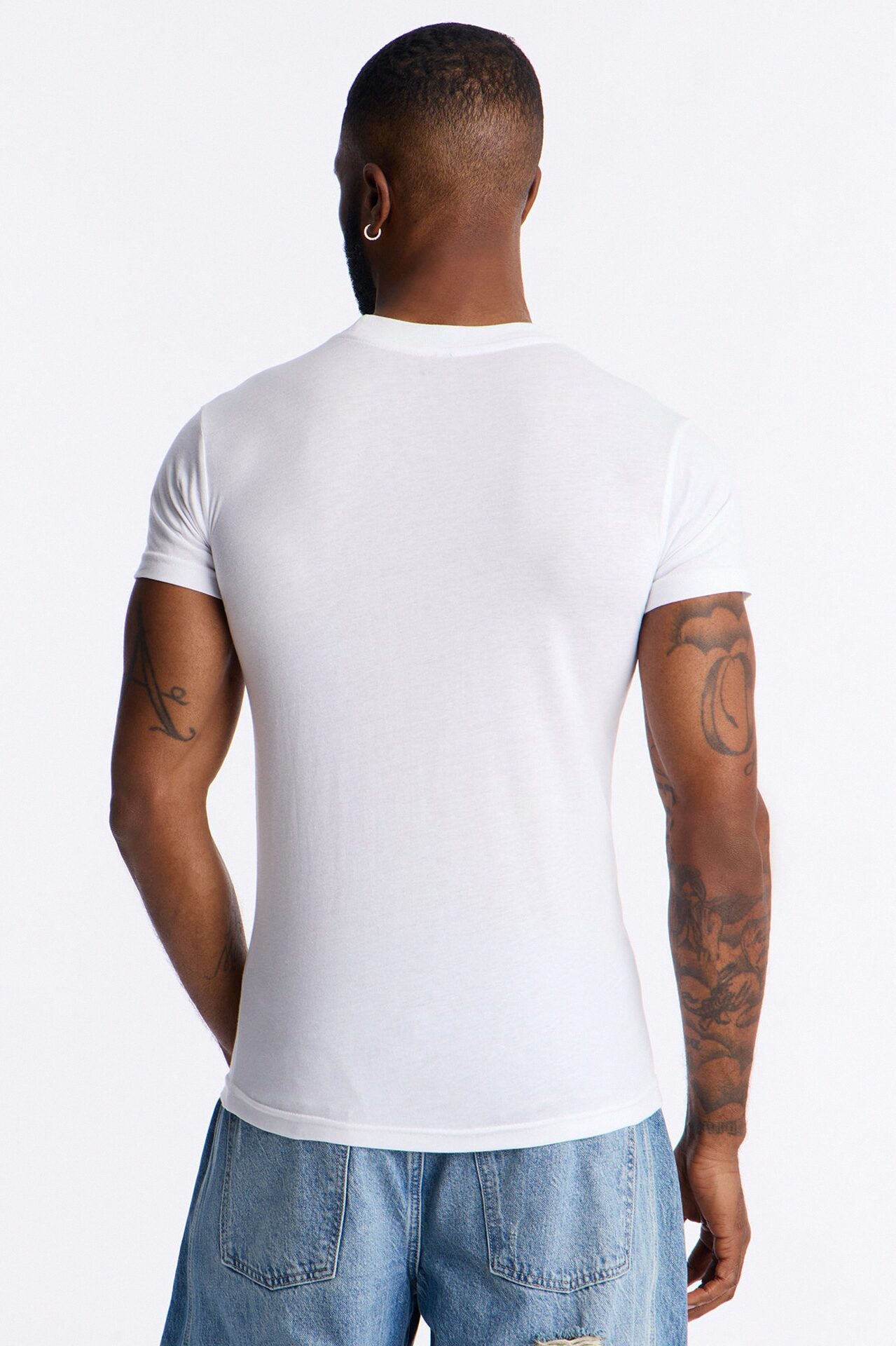 Classic Muscle Fit Tee - White