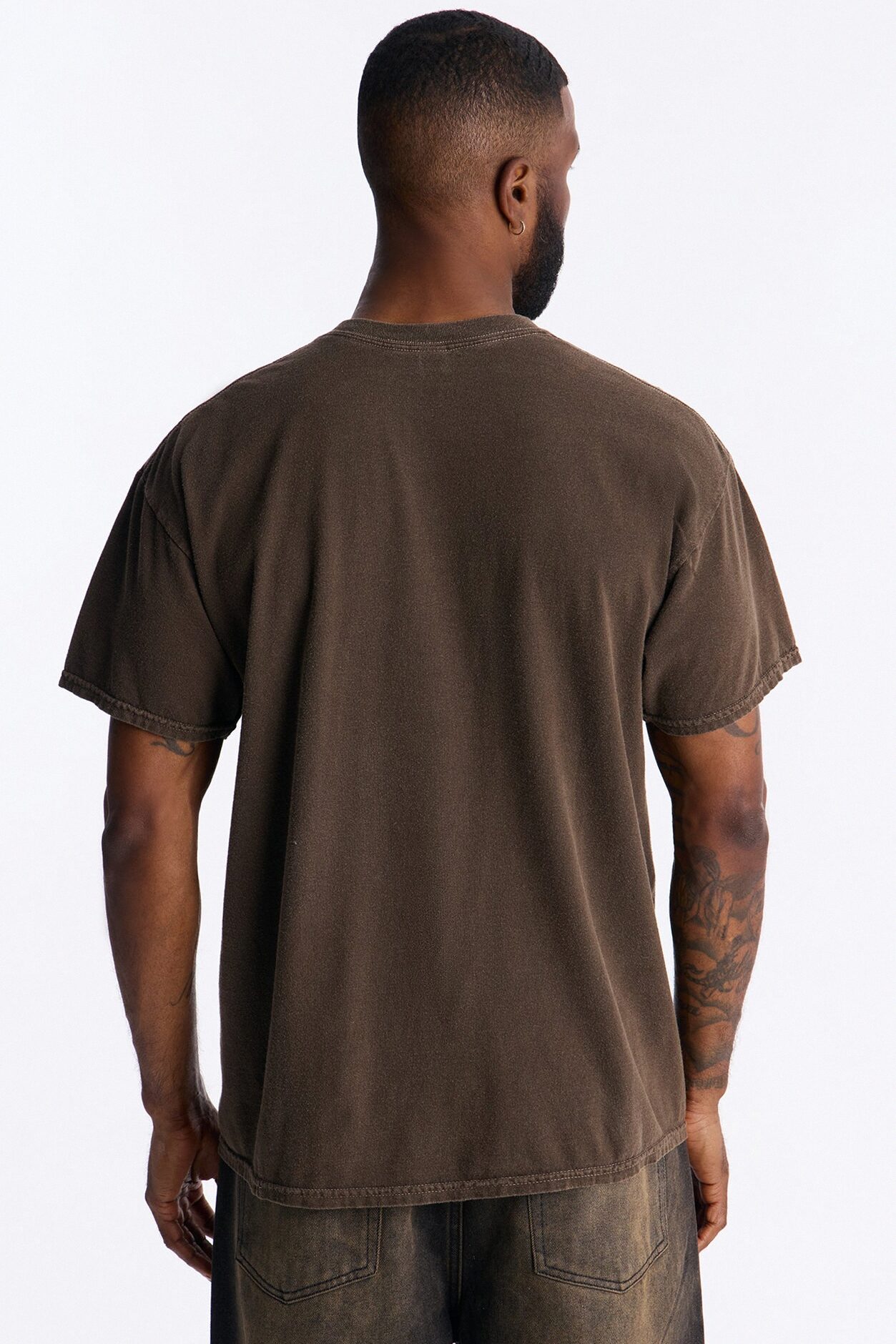 Phoenix Desert Paradise Oversized Short Sleeve Tee - Chocolate