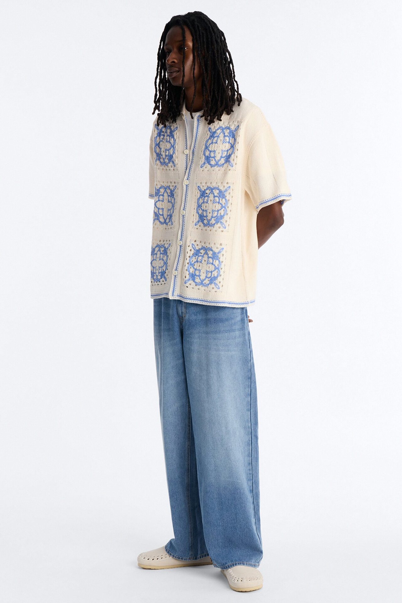 Essential Baggy Rigid Jean - Medium Blue Wash