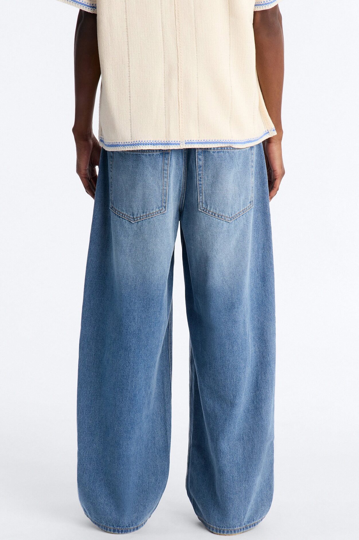 Essential Baggy Rigid Jean - Medium Blue Wash