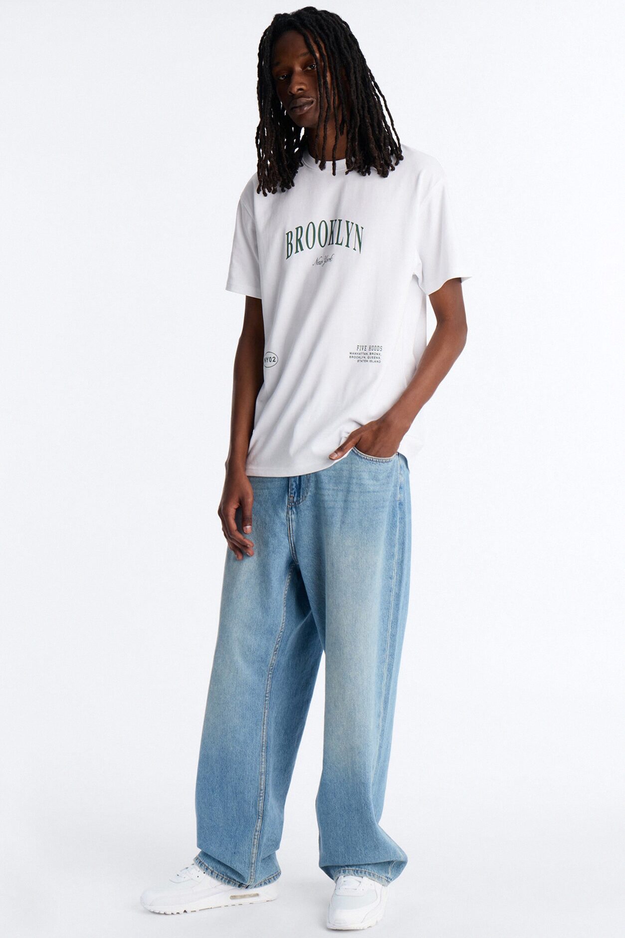 Brooklyn Bear Short Sleeve Tee - White