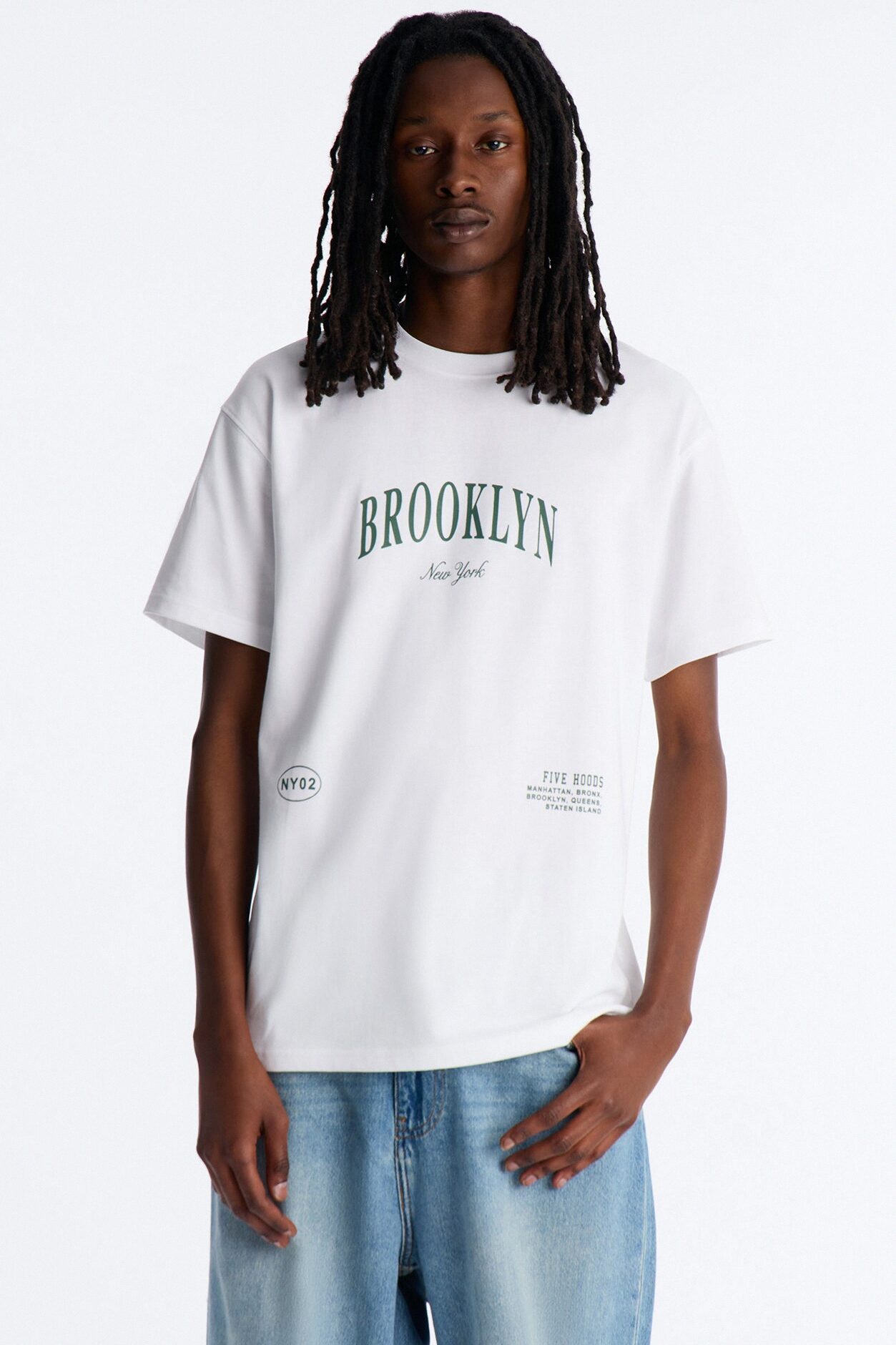 Brooklyn Bear Short Sleeve Tee - White