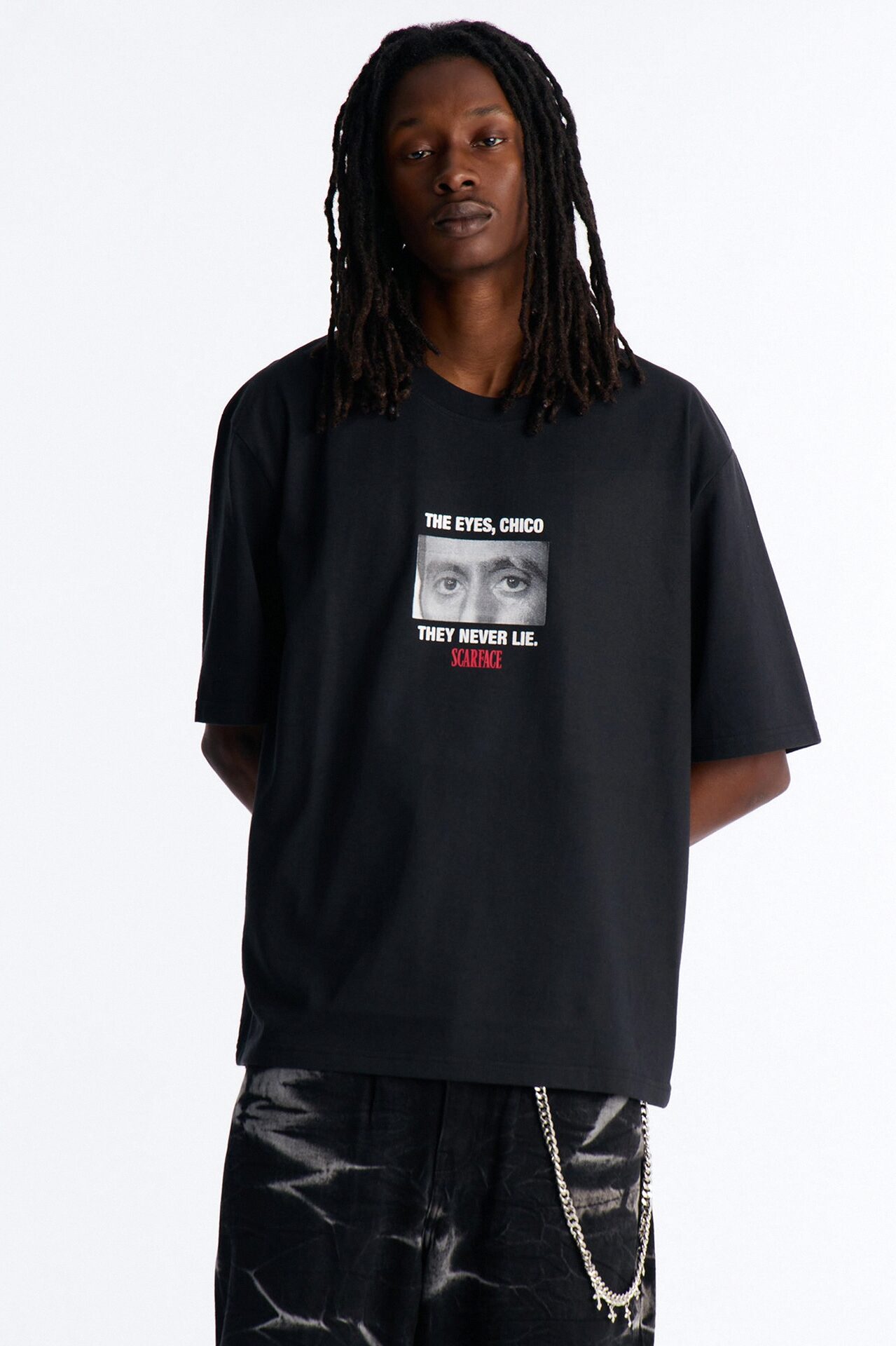 Scarface The Eyes Chico Short Sleeve Tee - Black