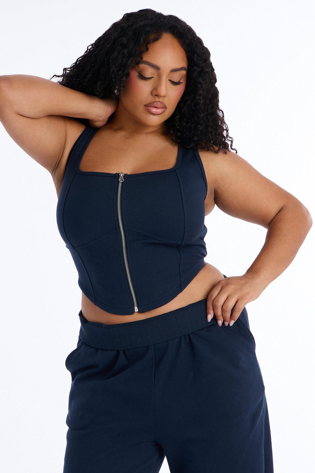 Meant To Be Pant Set - Navy