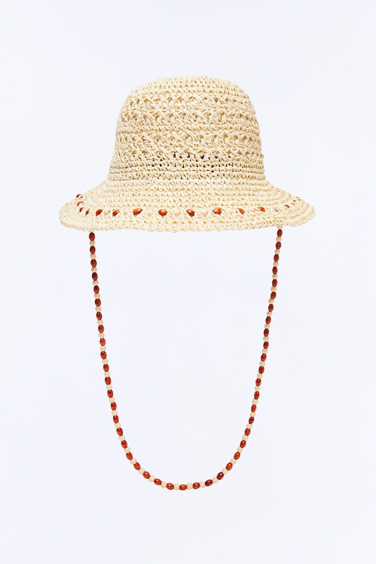 One Day At A Time Straw Bucket Hat - Ivory