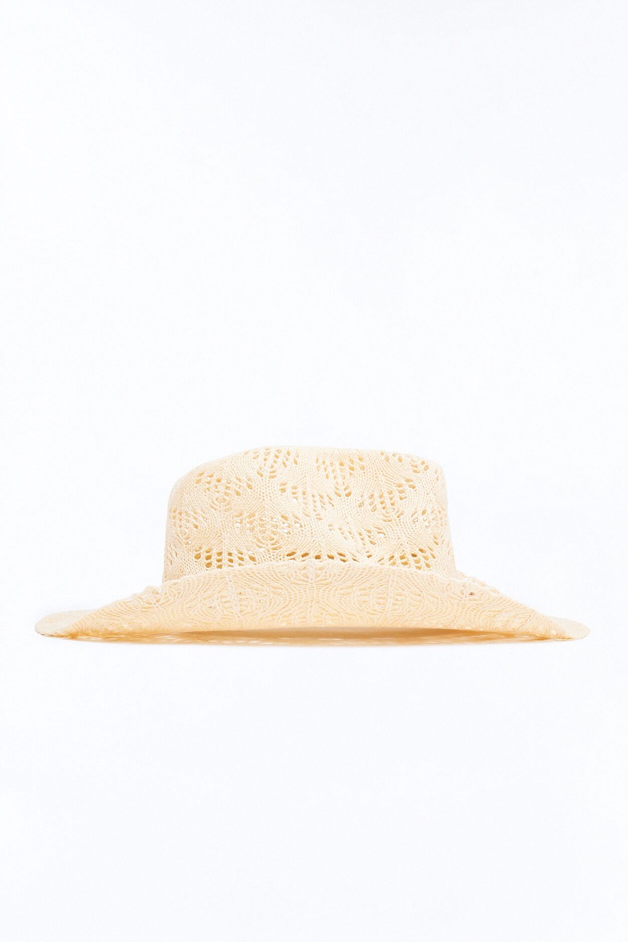 The West Winds Crochet Cowboy Hat - Natural