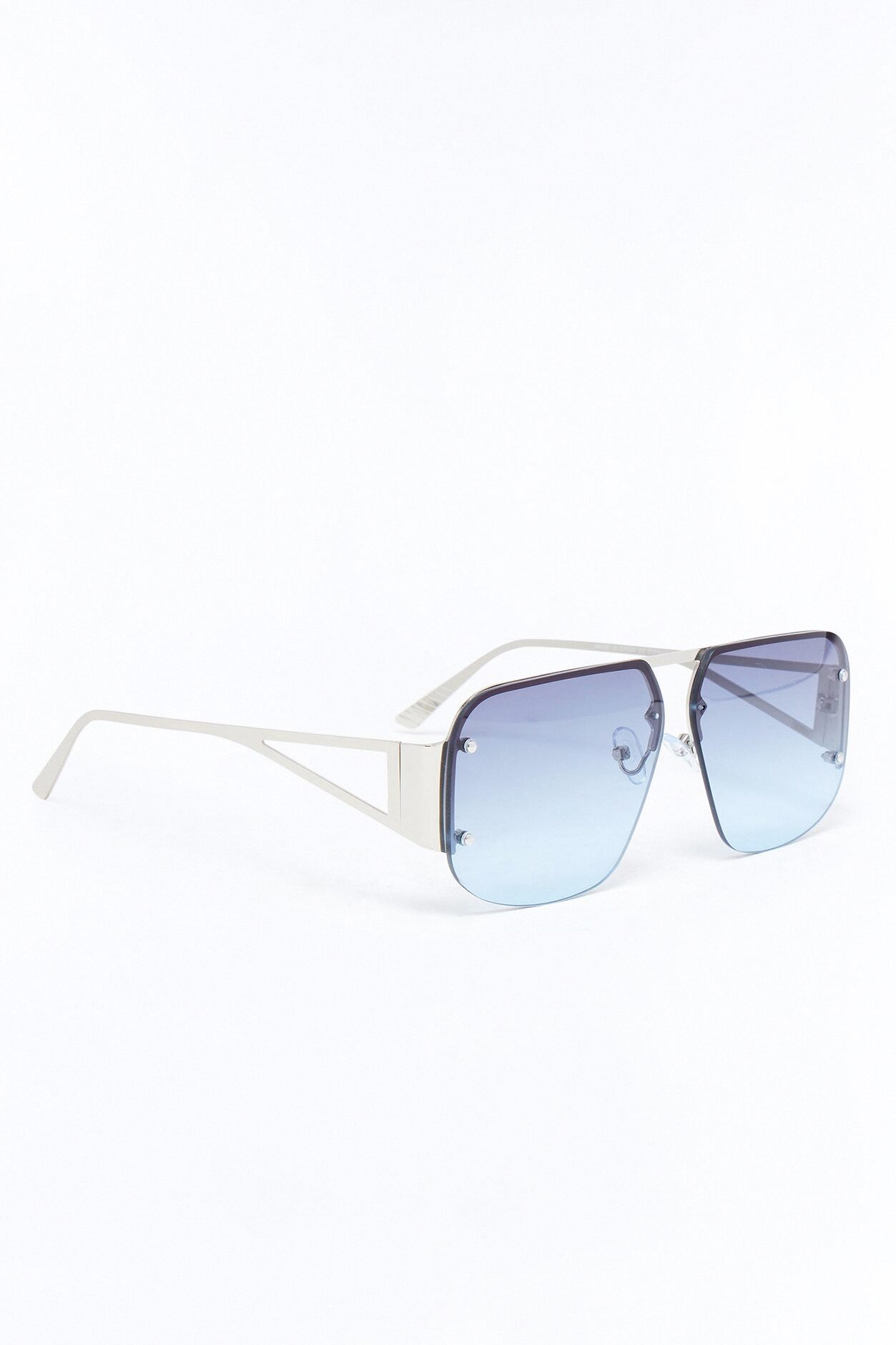 Rhythm Vison Sunglasses - Silver/Blue