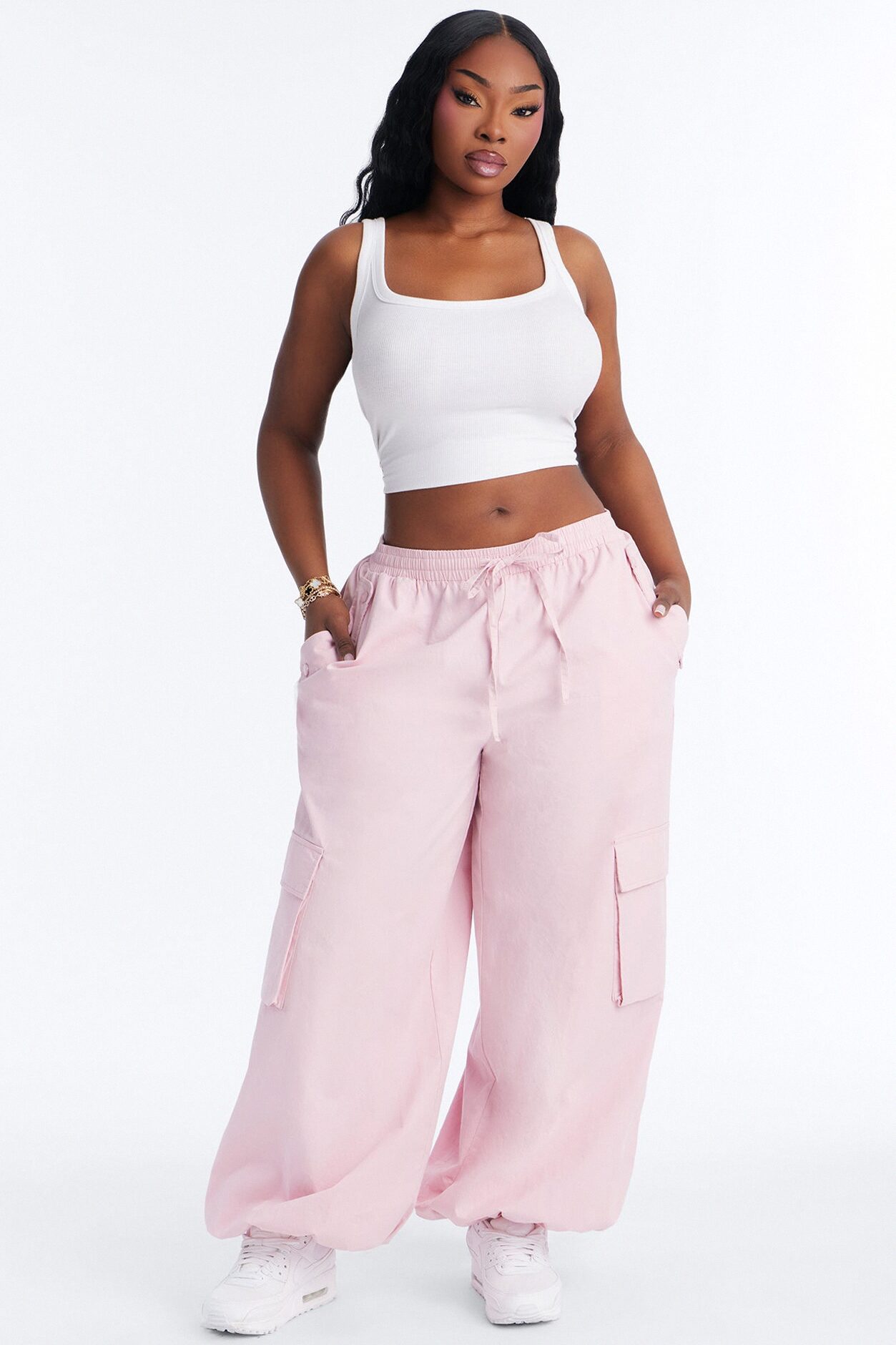 Off Duty Twill Cargo Jogger Pant 31″ - Blush