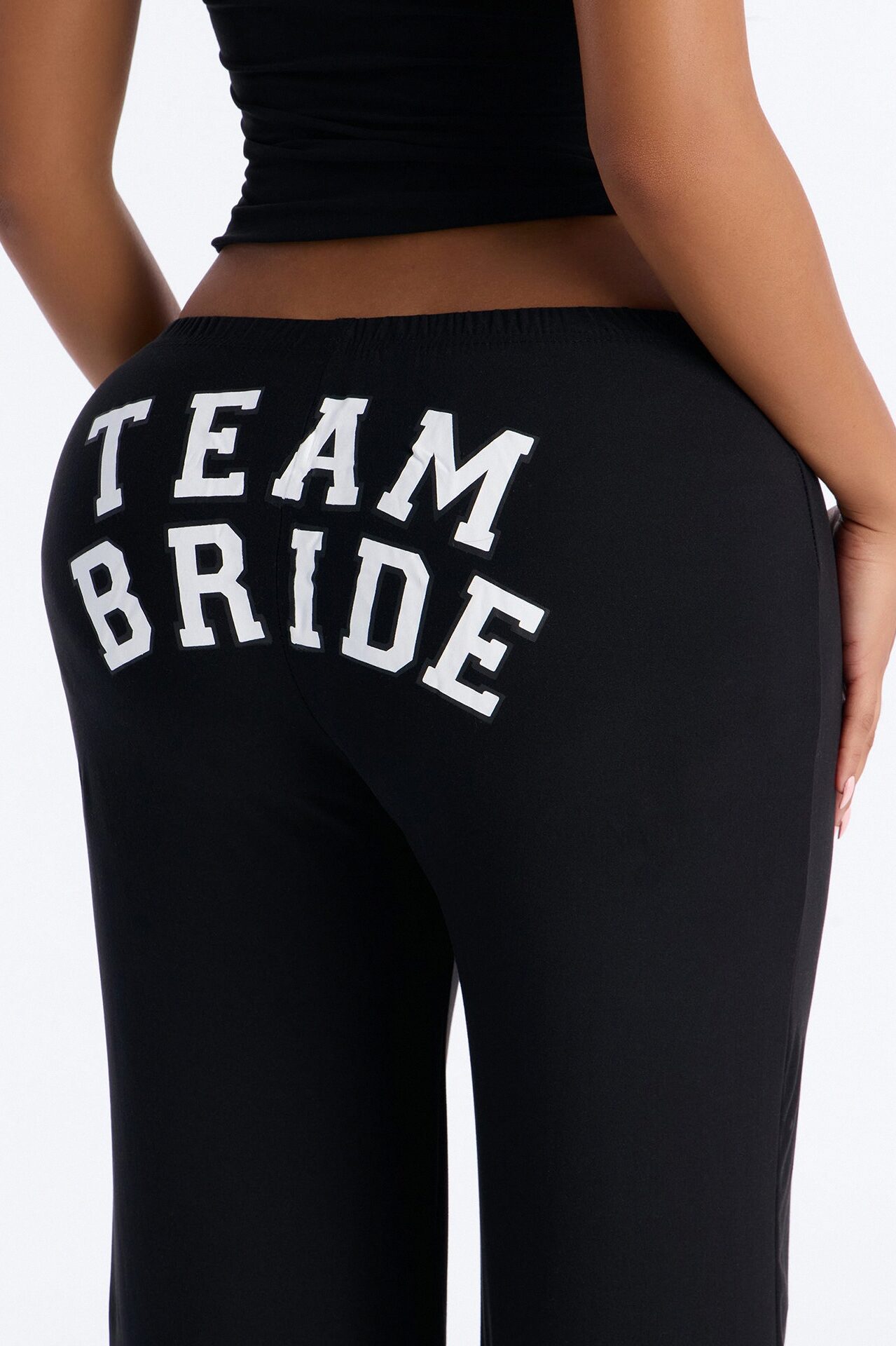 Team Bride Boarding PJ Set - Black