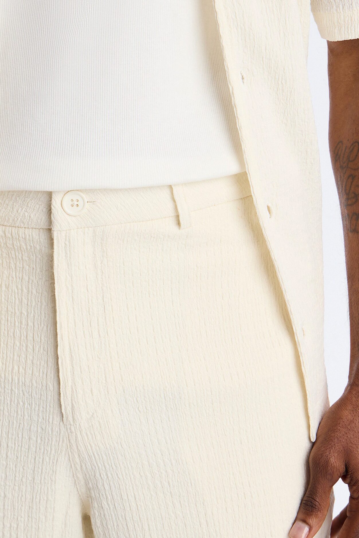 Straight Burton Pant - Off White