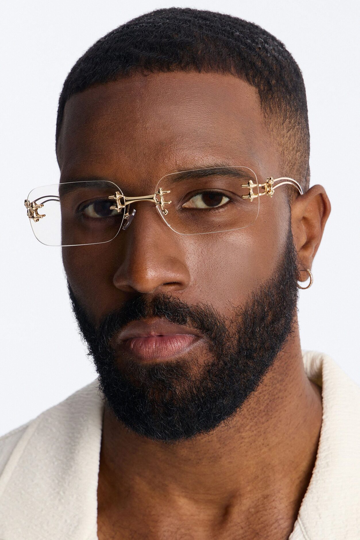 Starlight Rays Sunglasses - Gold/Clear