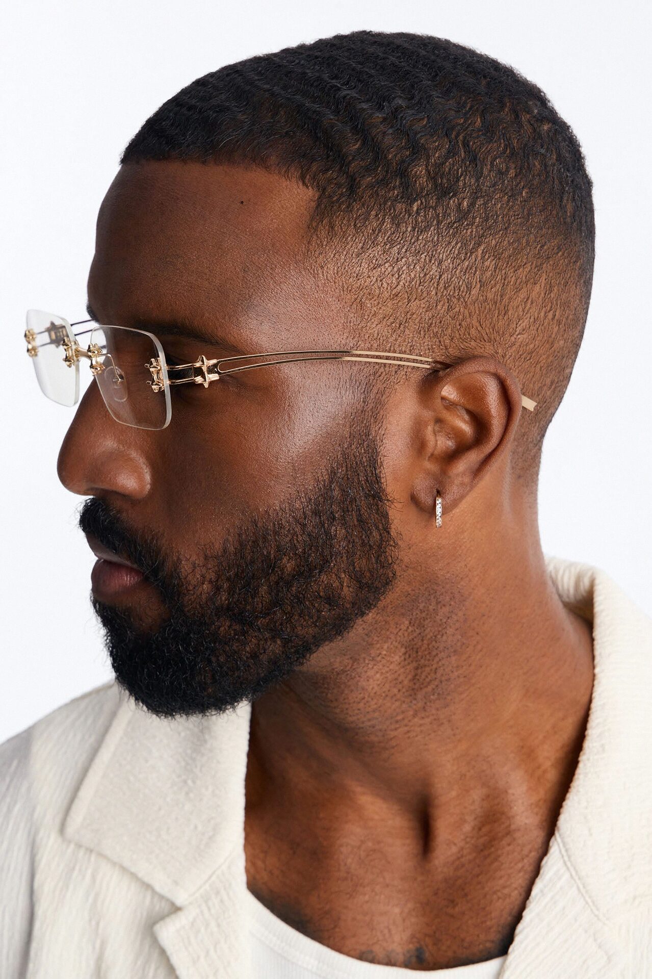 Starlight Rays Sunglasses - Gold/Clear
